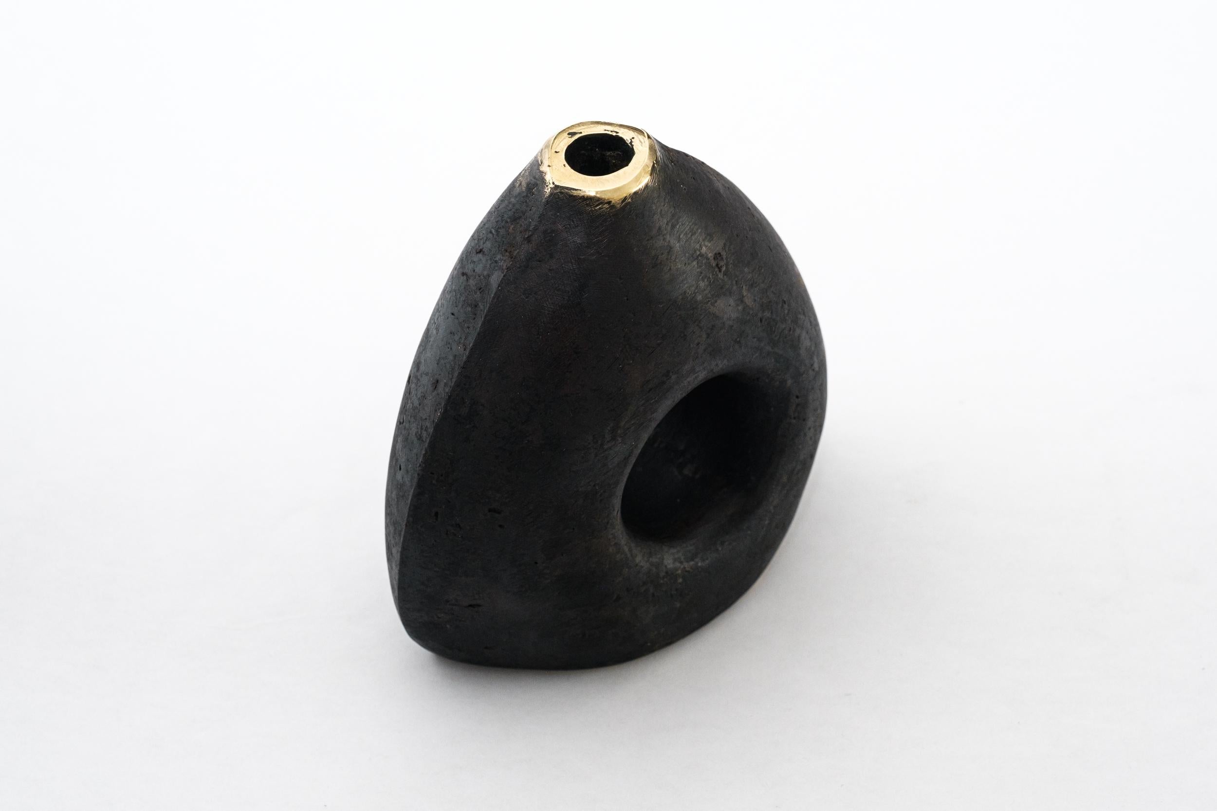 Carl Auböck Model #3787 Patinated Brass Vase For Sale 4