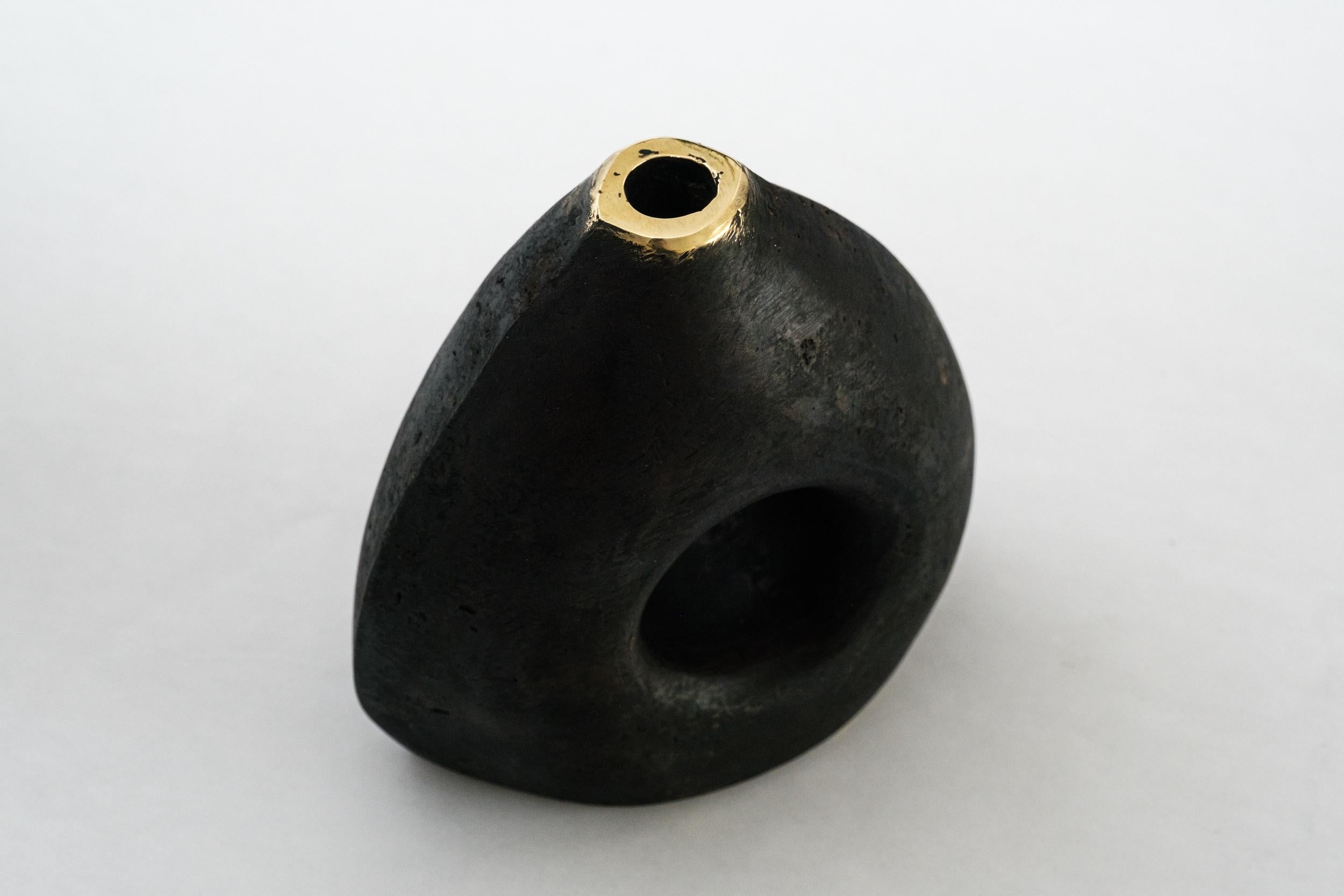 Carl Auböck Model #3787 Patinated Brass Vase For Sale 5