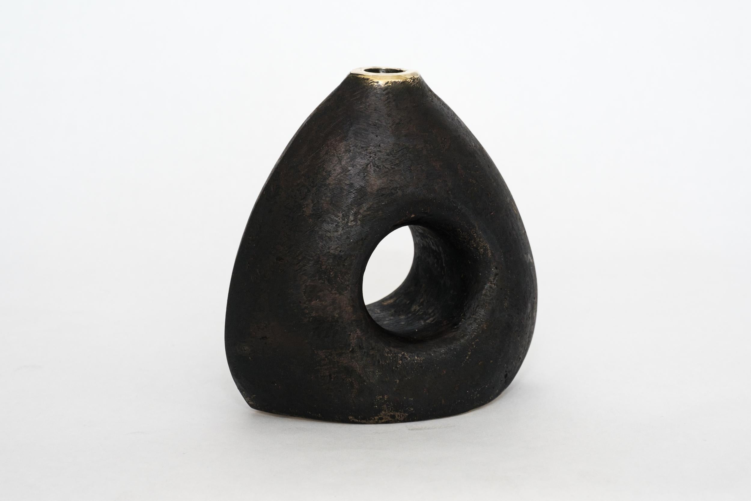 Carl Auböck Model #3787 Patinated Brass Vase For Sale 9