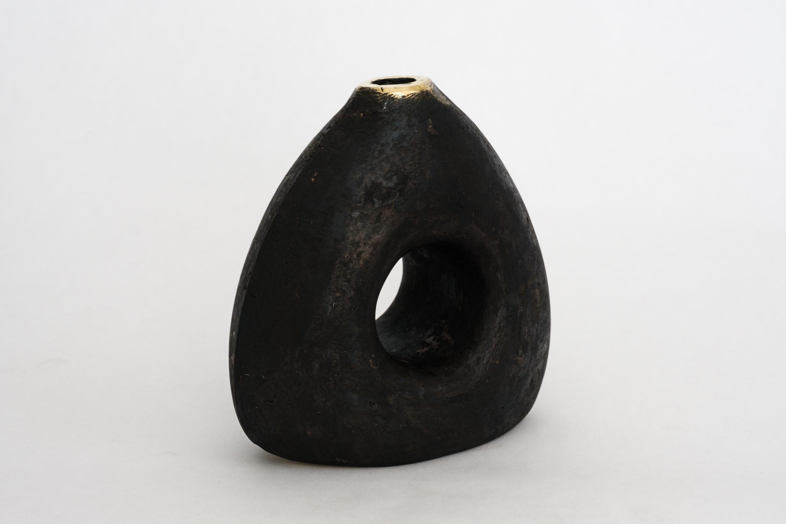 Carl Auböck Model #3787 Patinated Brass Vase For Sale 10