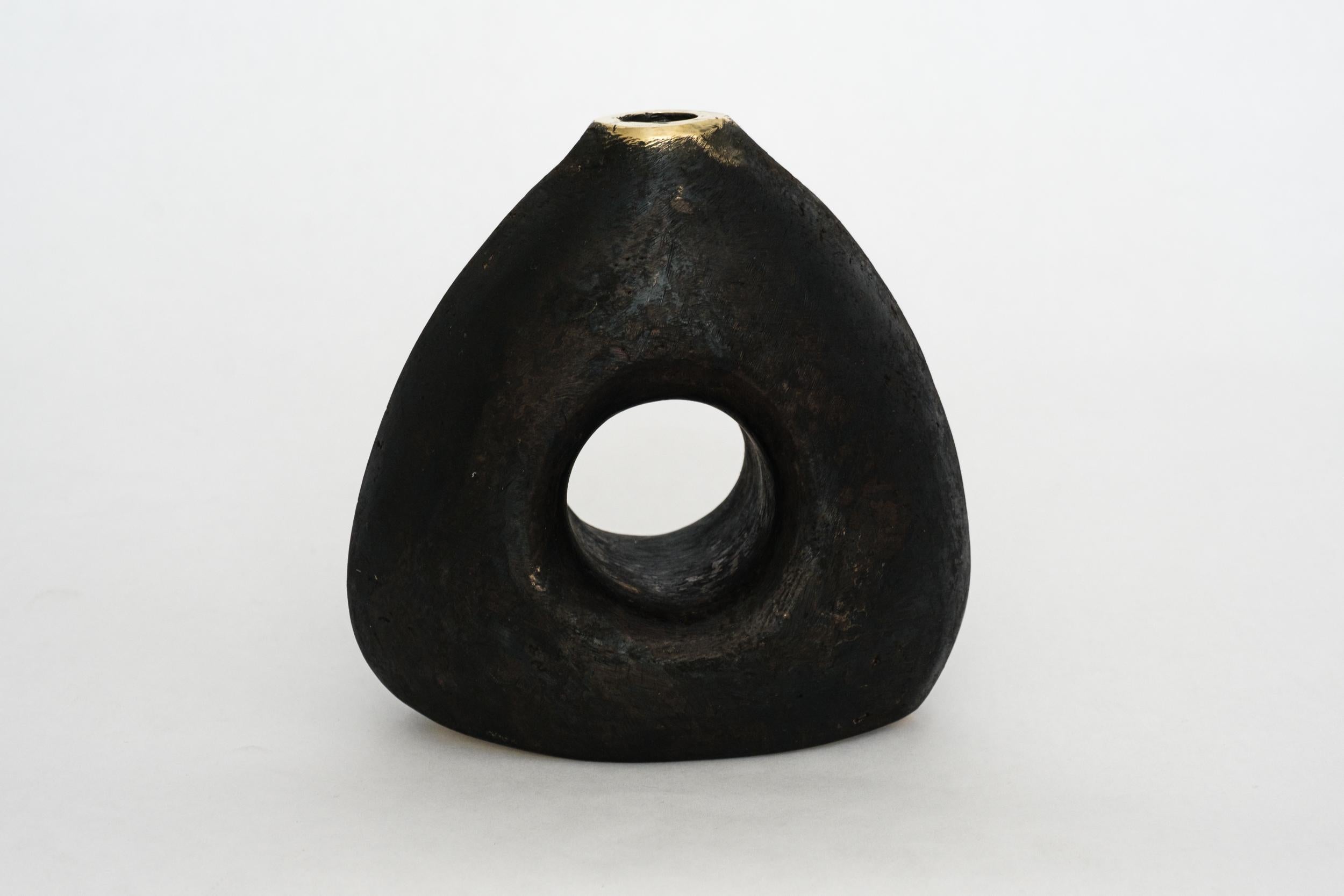 Carl Auböck Model #3787 Patinated Brass Vase For Sale 11