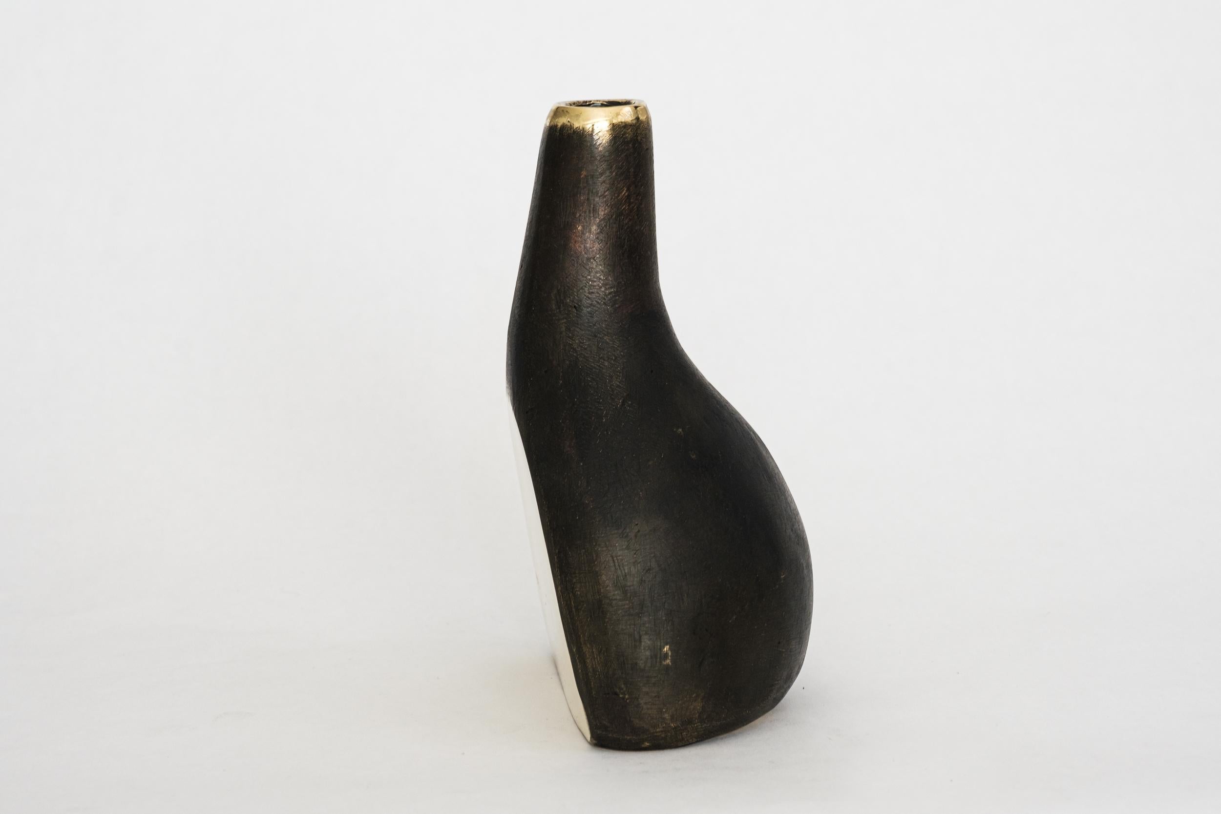 Carl Auböck Model #3792 Patinated Brass Vase or Bookend For Sale 12