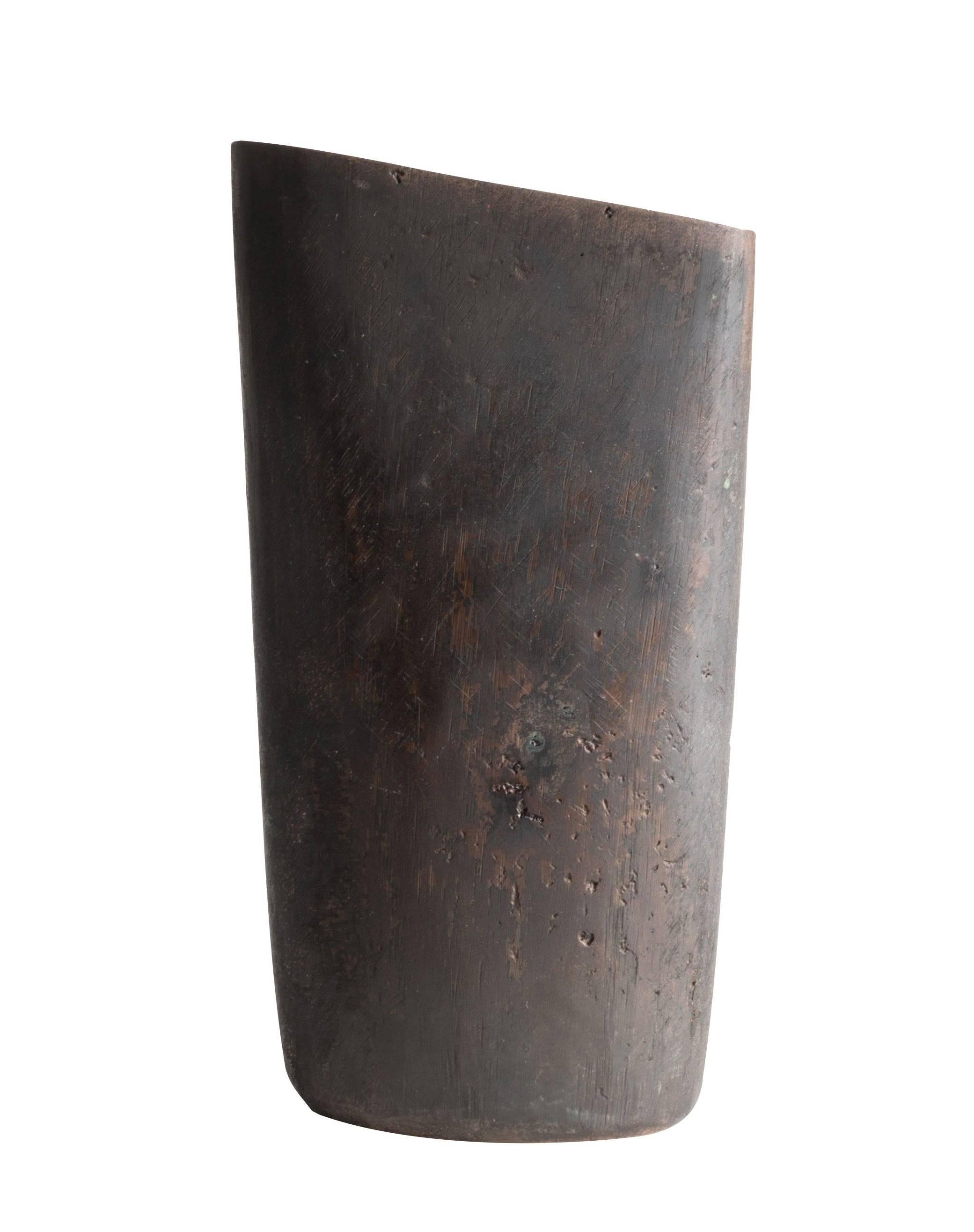 Carl Auböck Model #3794 'Aorta' Brass Vase For Sale 7