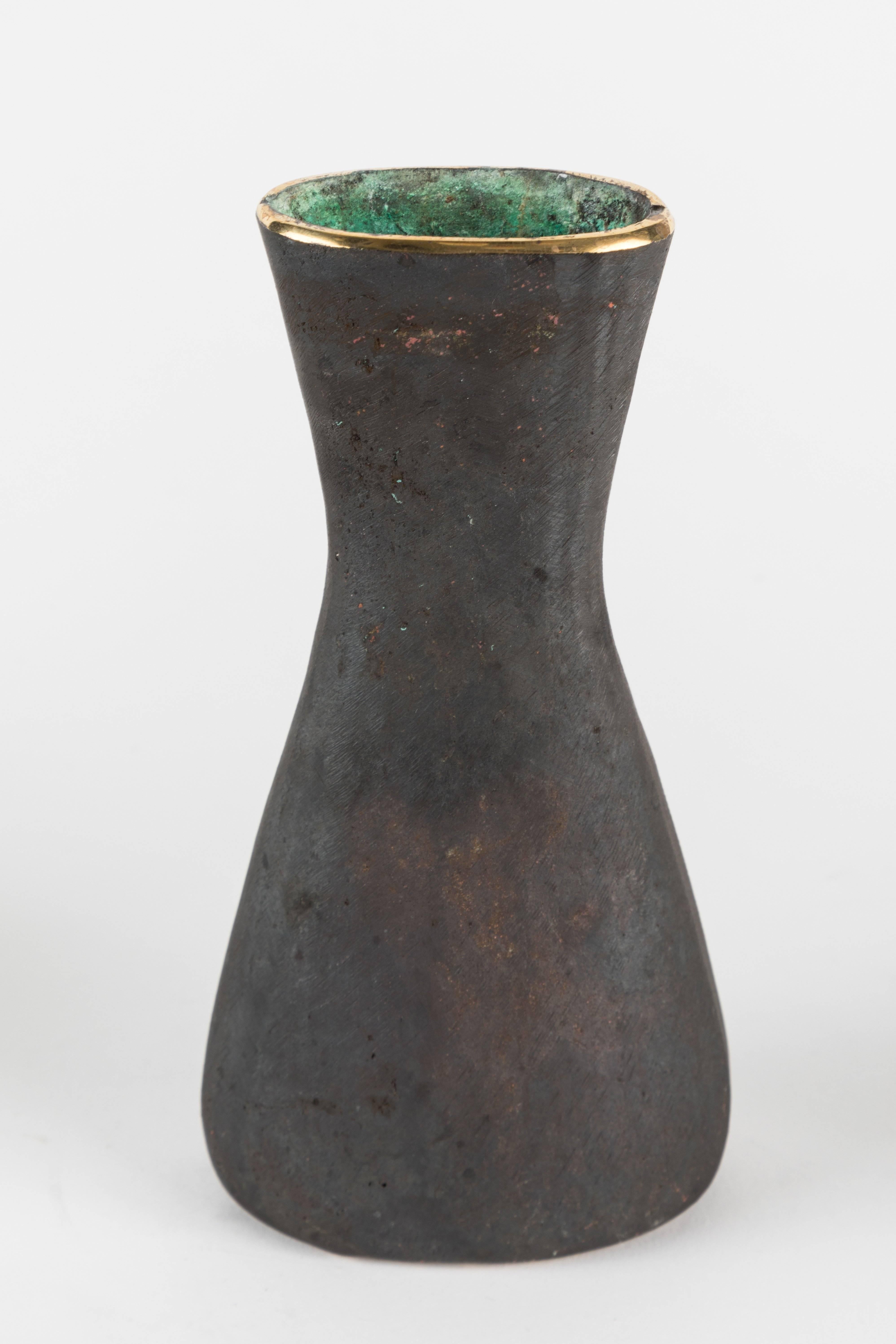 Carl Auböck Model #3794 'Aorta' Brass Vase For Sale 9
