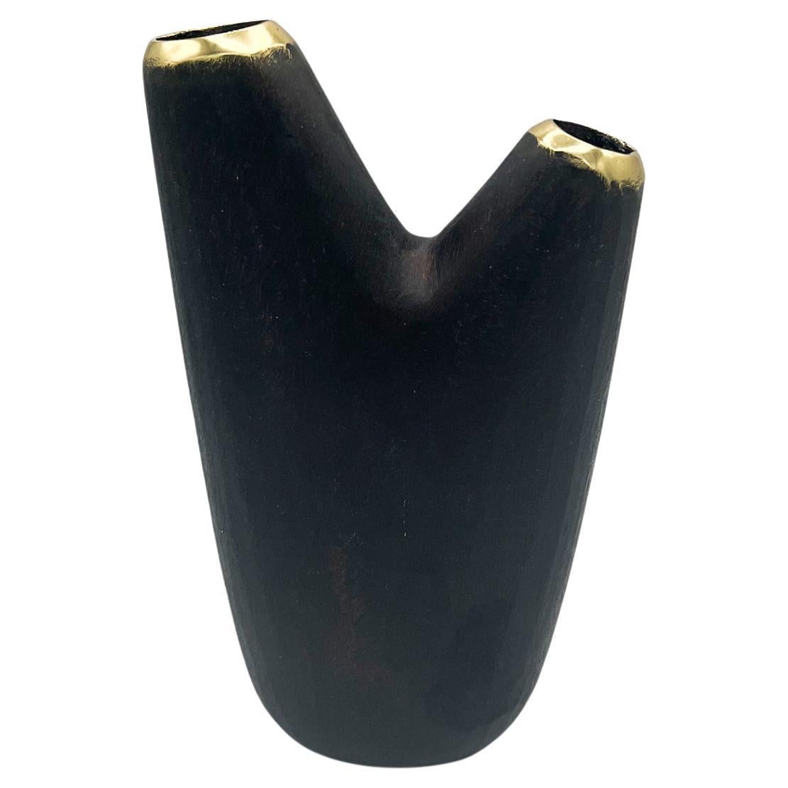 Carl Auböck Model #3794 'Aorta' Brass Vase