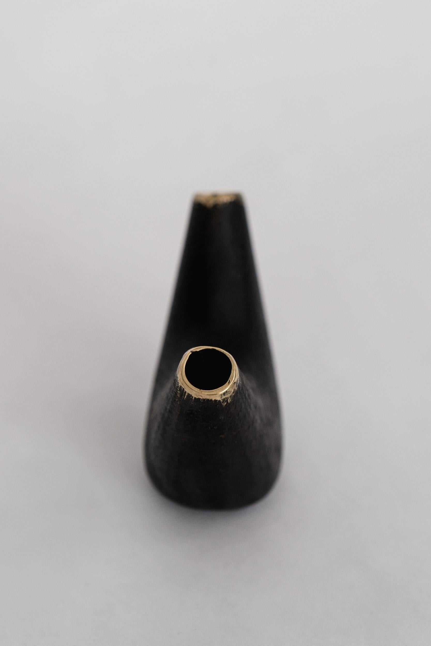 Carl Auböck Model #3795 'Aorta Crescent' Brass Vase For Sale 1
