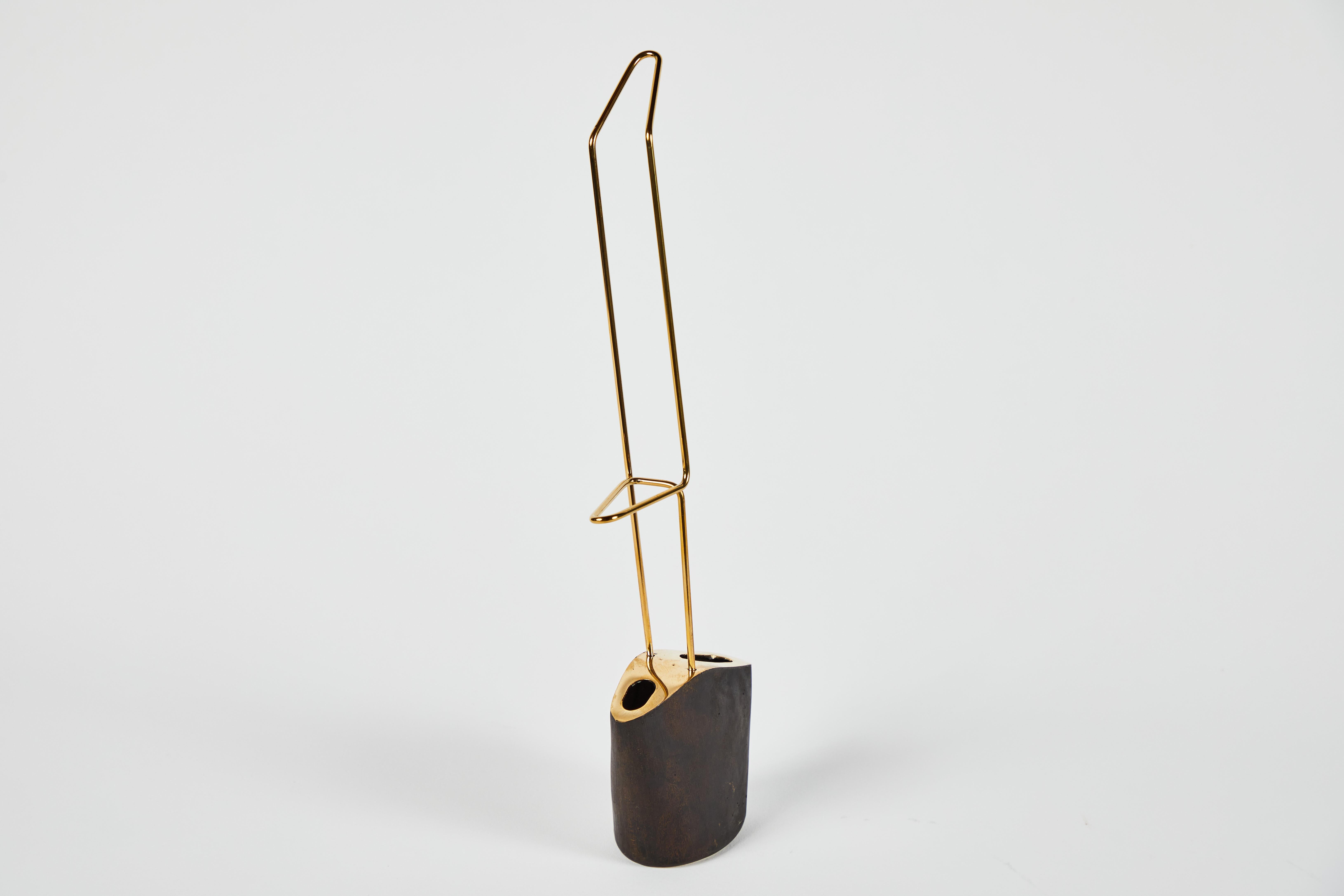 Carl Auböck Model #3853 Brass Vase For Sale 1