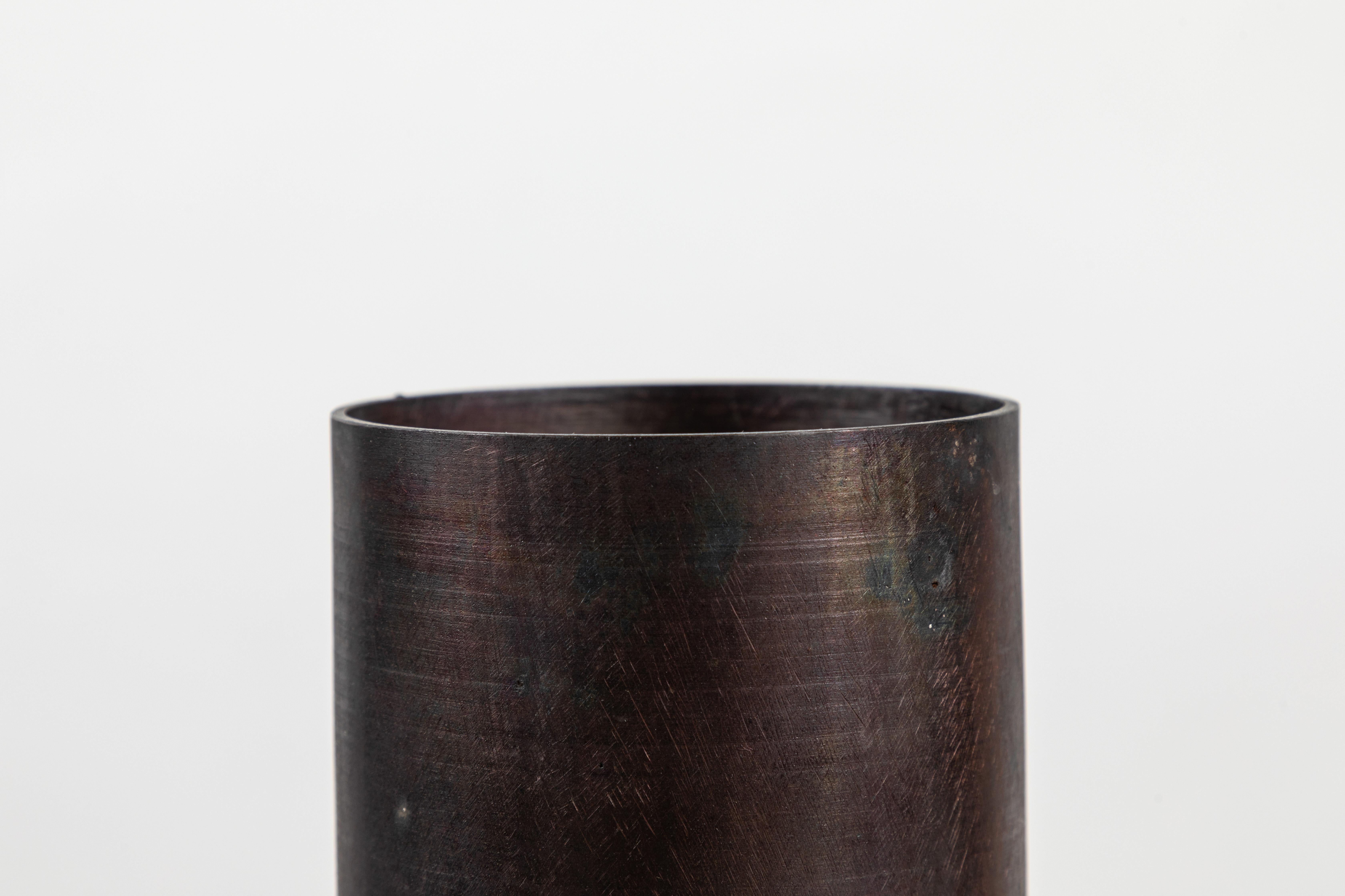 Carl Auböck Model #3854 'Atom 2' Brass Vase In New Condition For Sale In Glendale, CA