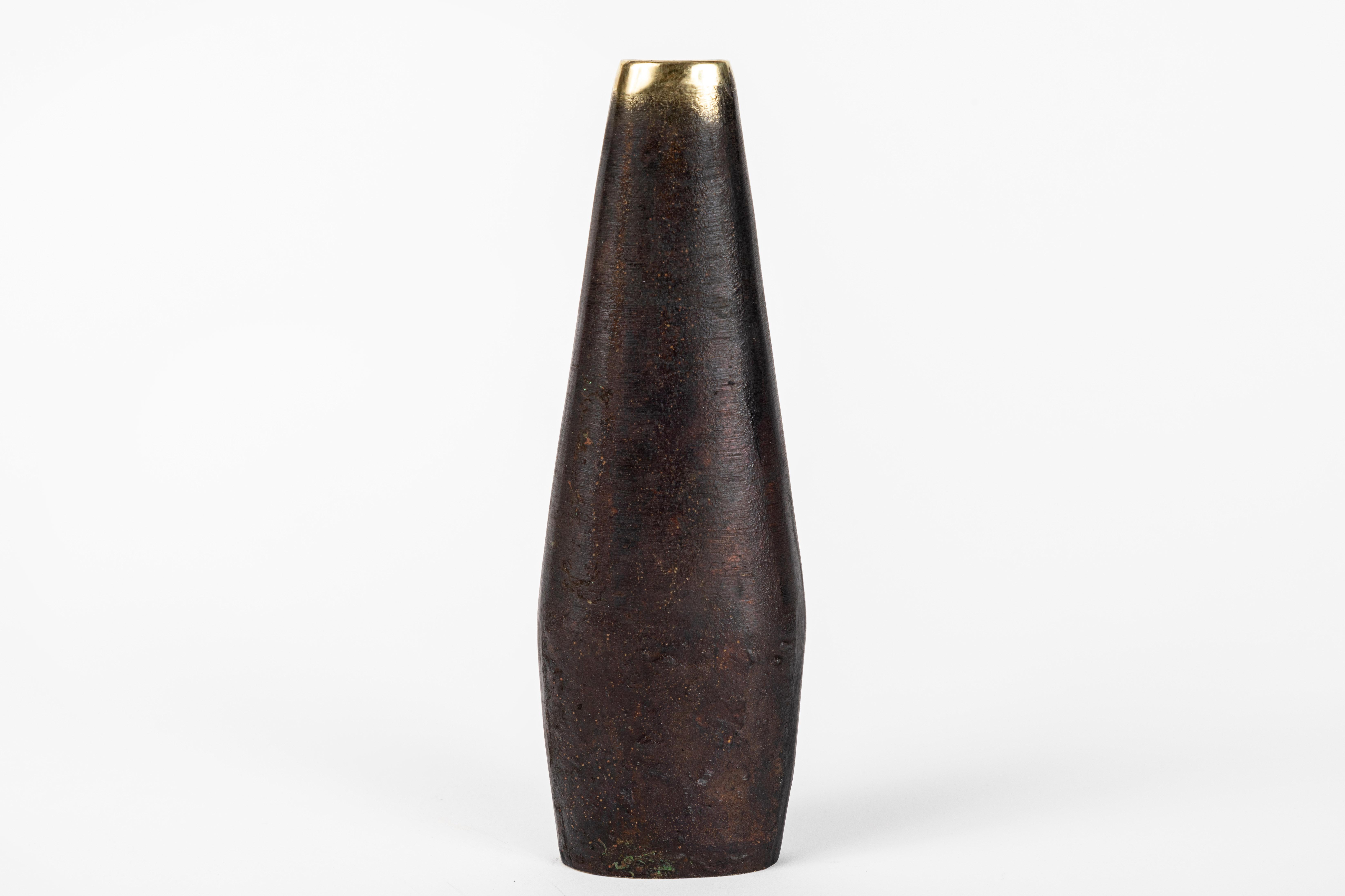 Mid-Century Modern Carl Auböck Model #3974 Brass Vase For Sale