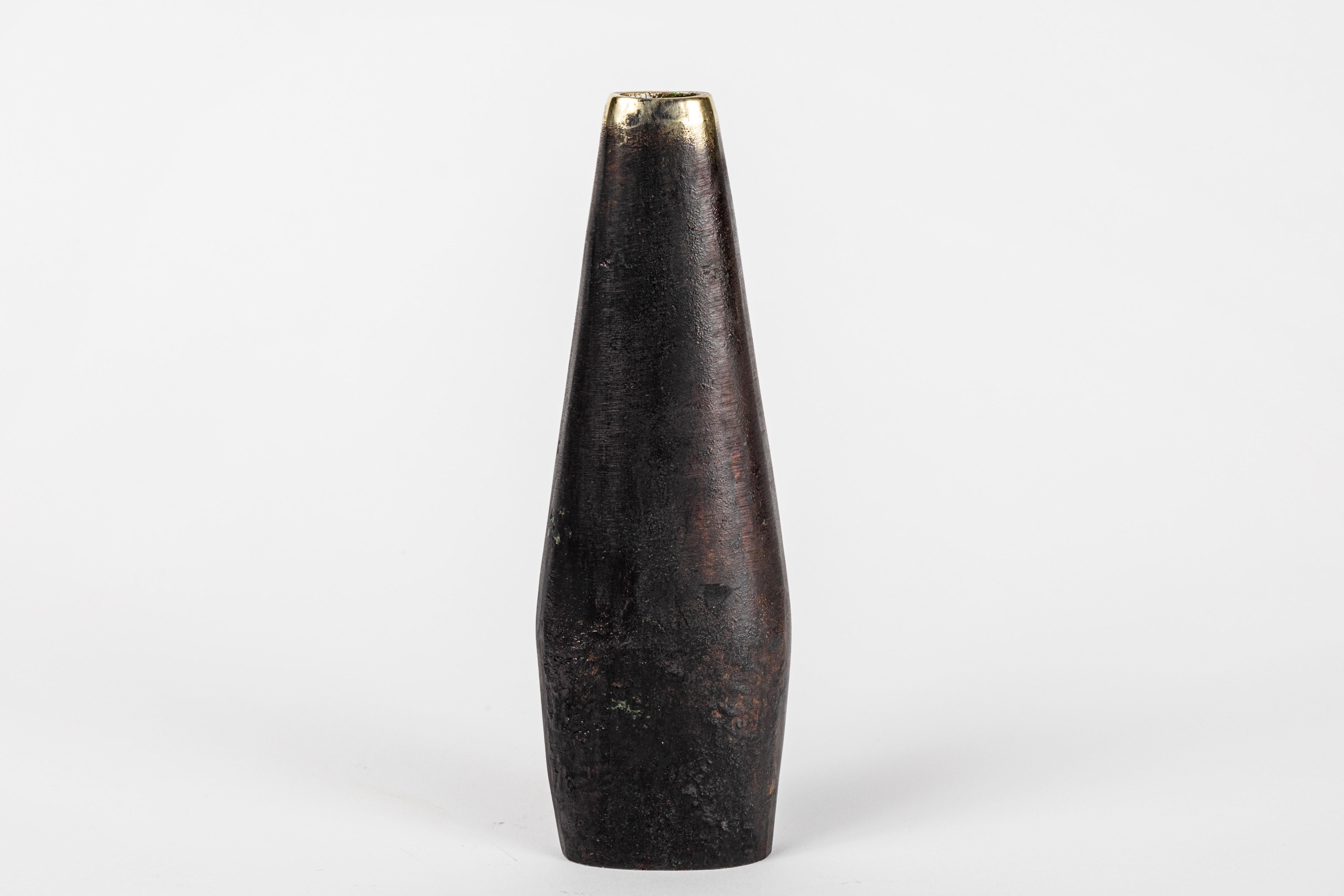 Carl Auböck Model #3974 Brass Vase In New Condition For Sale In Glendale, CA
