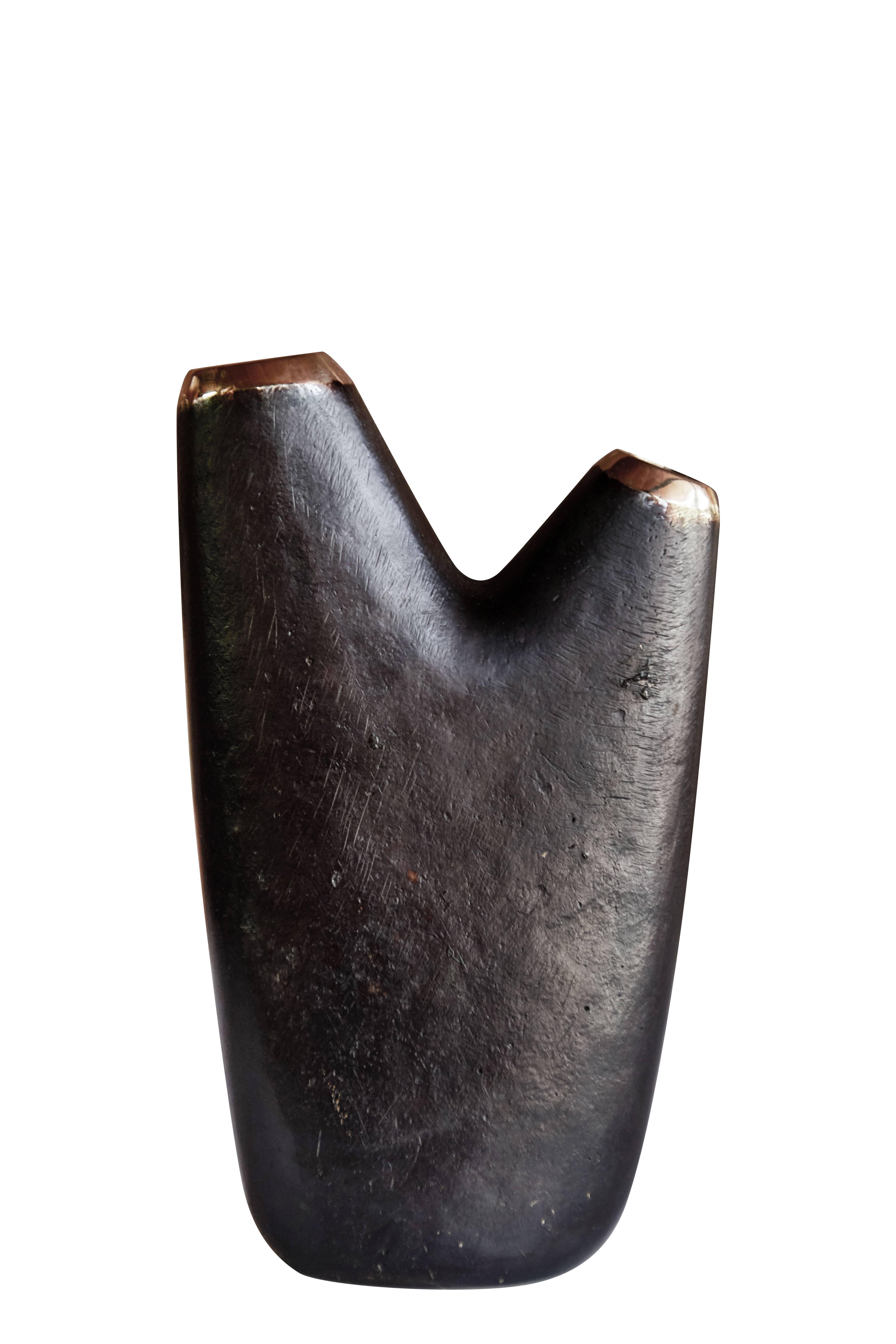 Carl Auböck Model #3975 Brass Vase For Sale 2