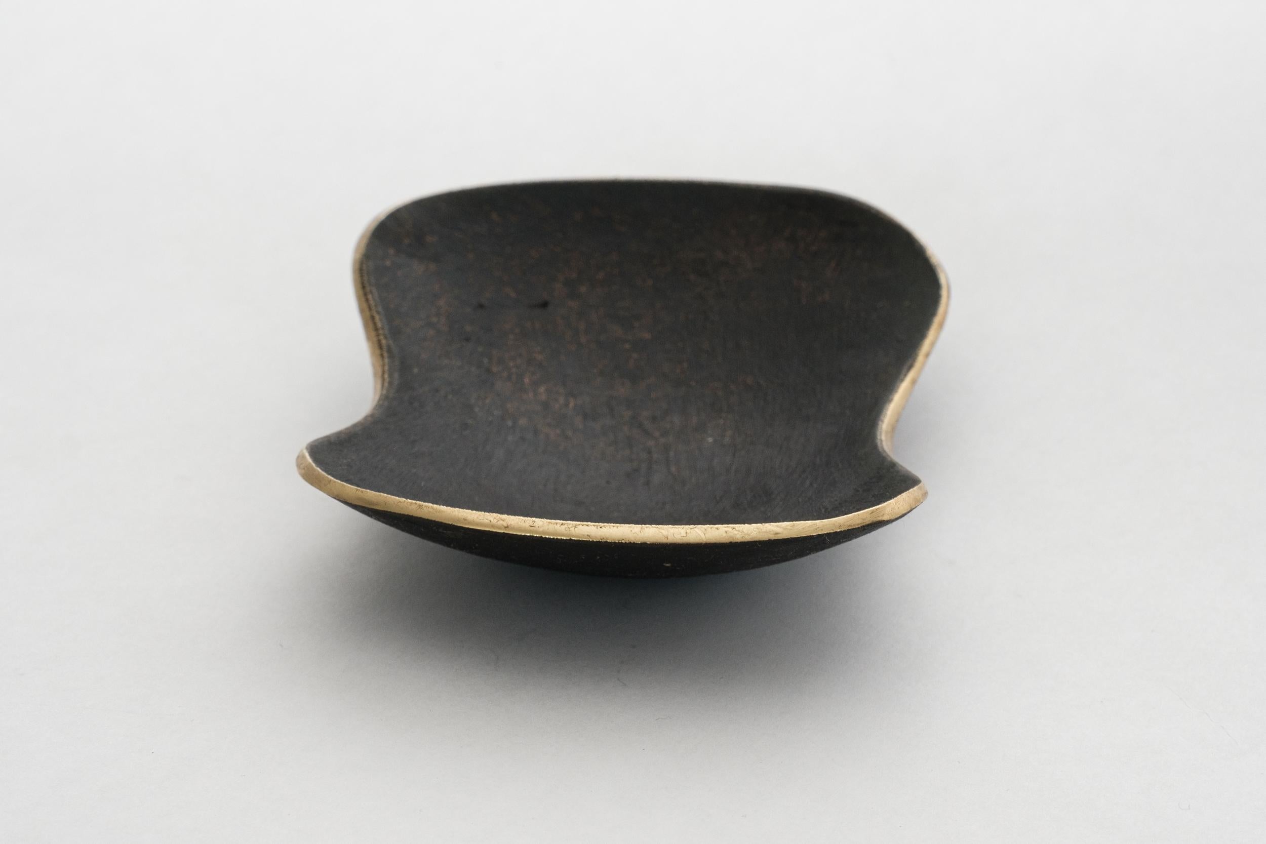 Carl Auböck Model #3979 Patinated Brass Bowl For Sale 3