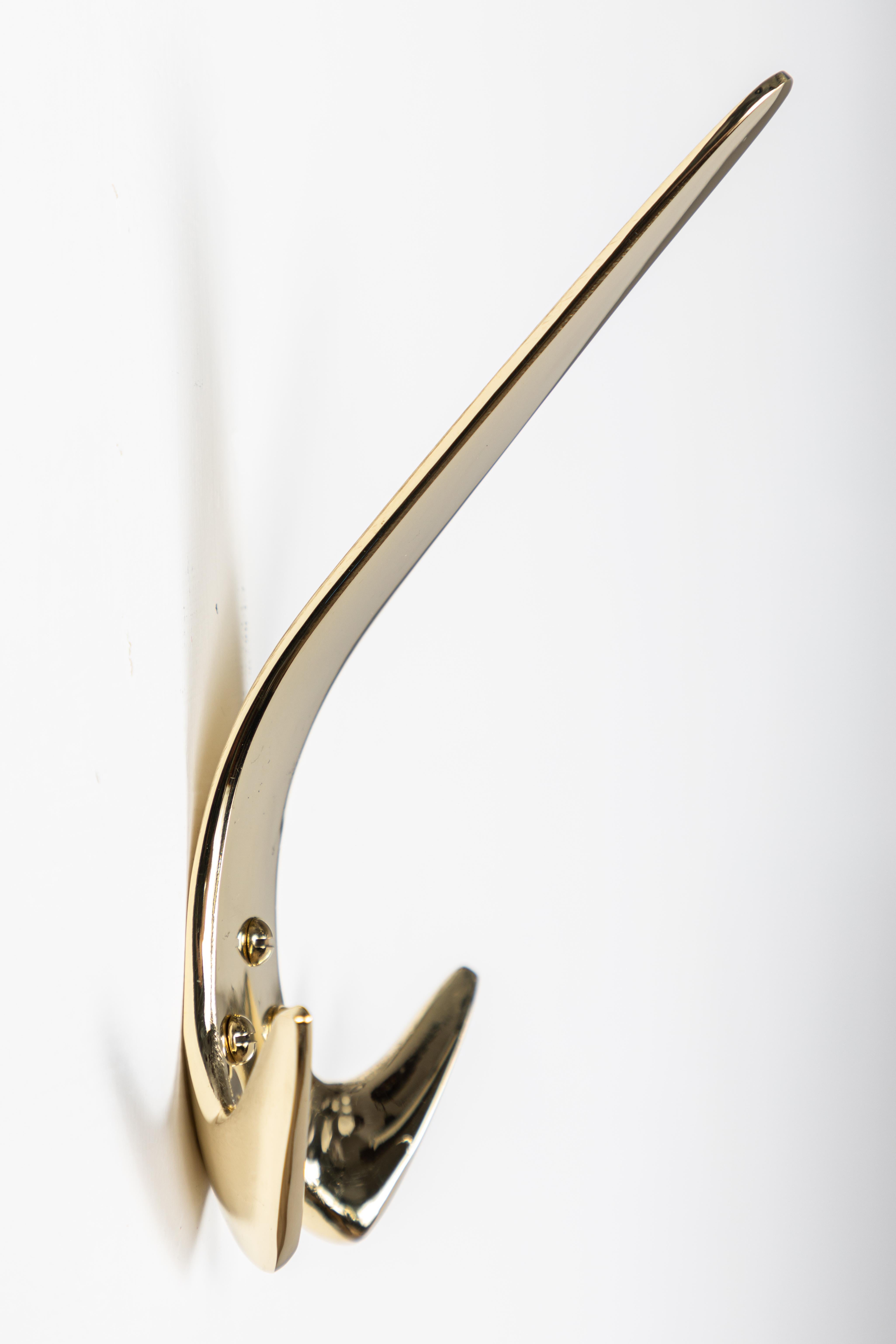 Austrian Carl Auböck Model #4056 Brass Hook For Sale