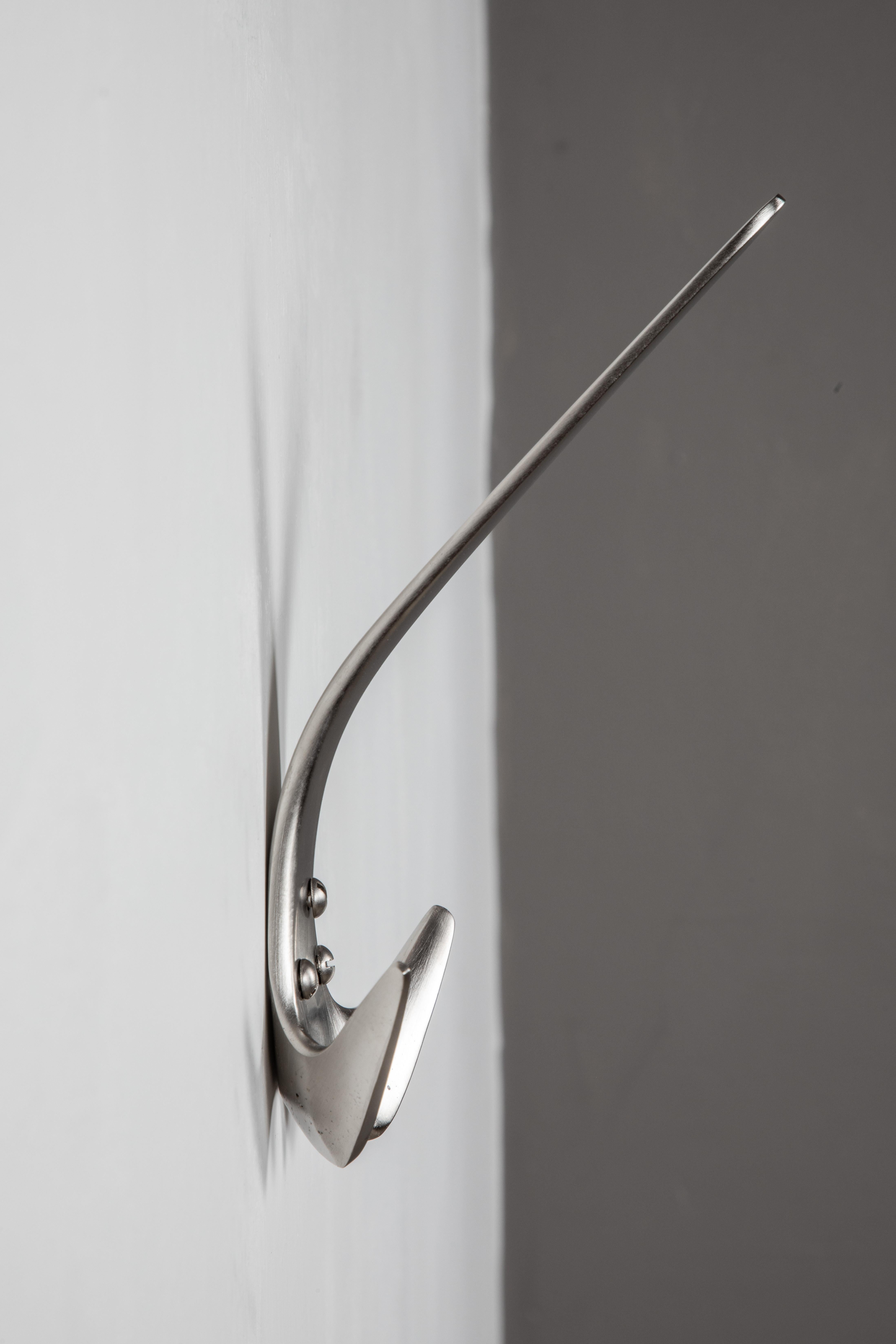 Carl Auböck Model #4056 Nickel-Plated Hook For Sale 3