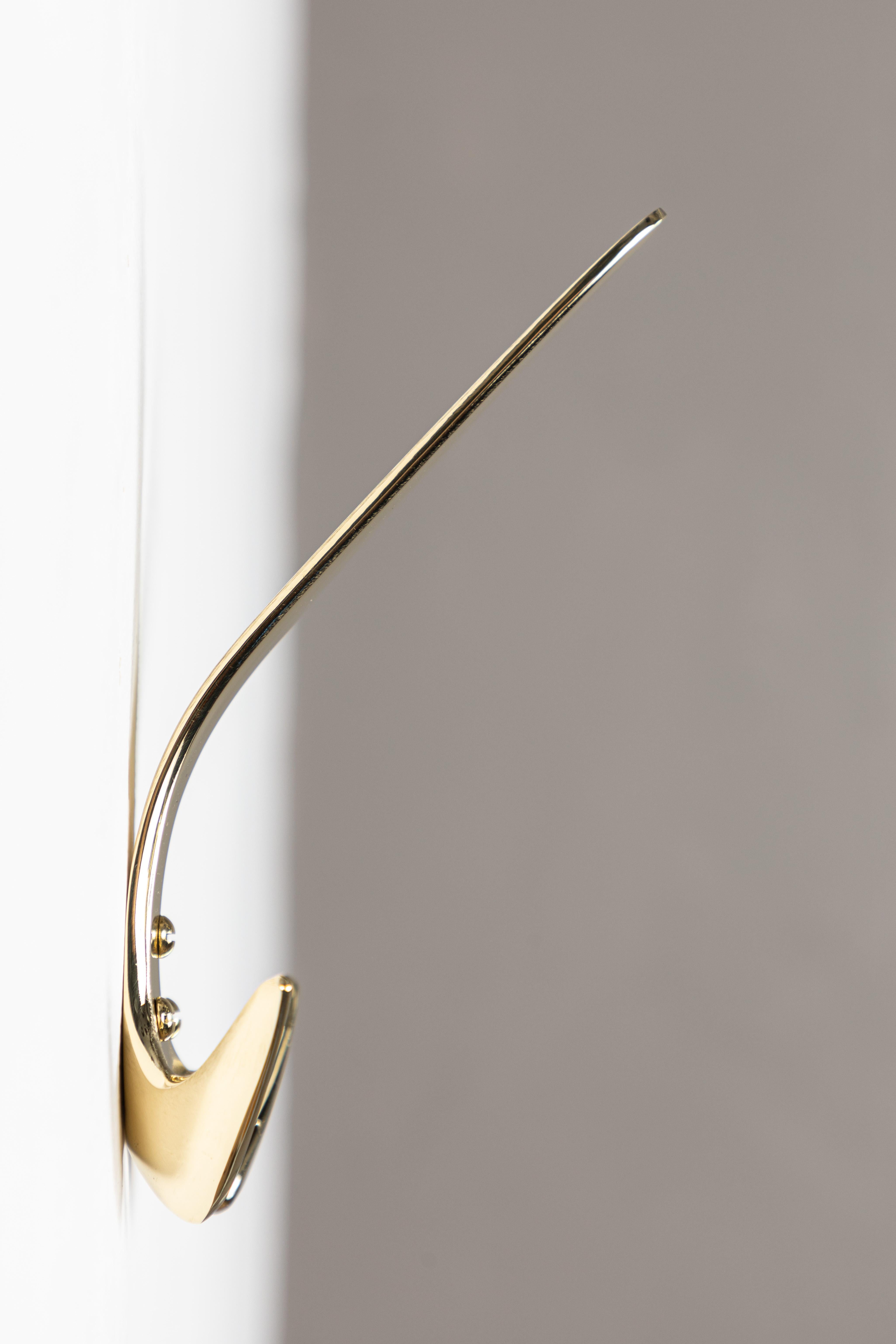 Carl Auböck Model #4056 Patinated Brass Hook For Sale 11