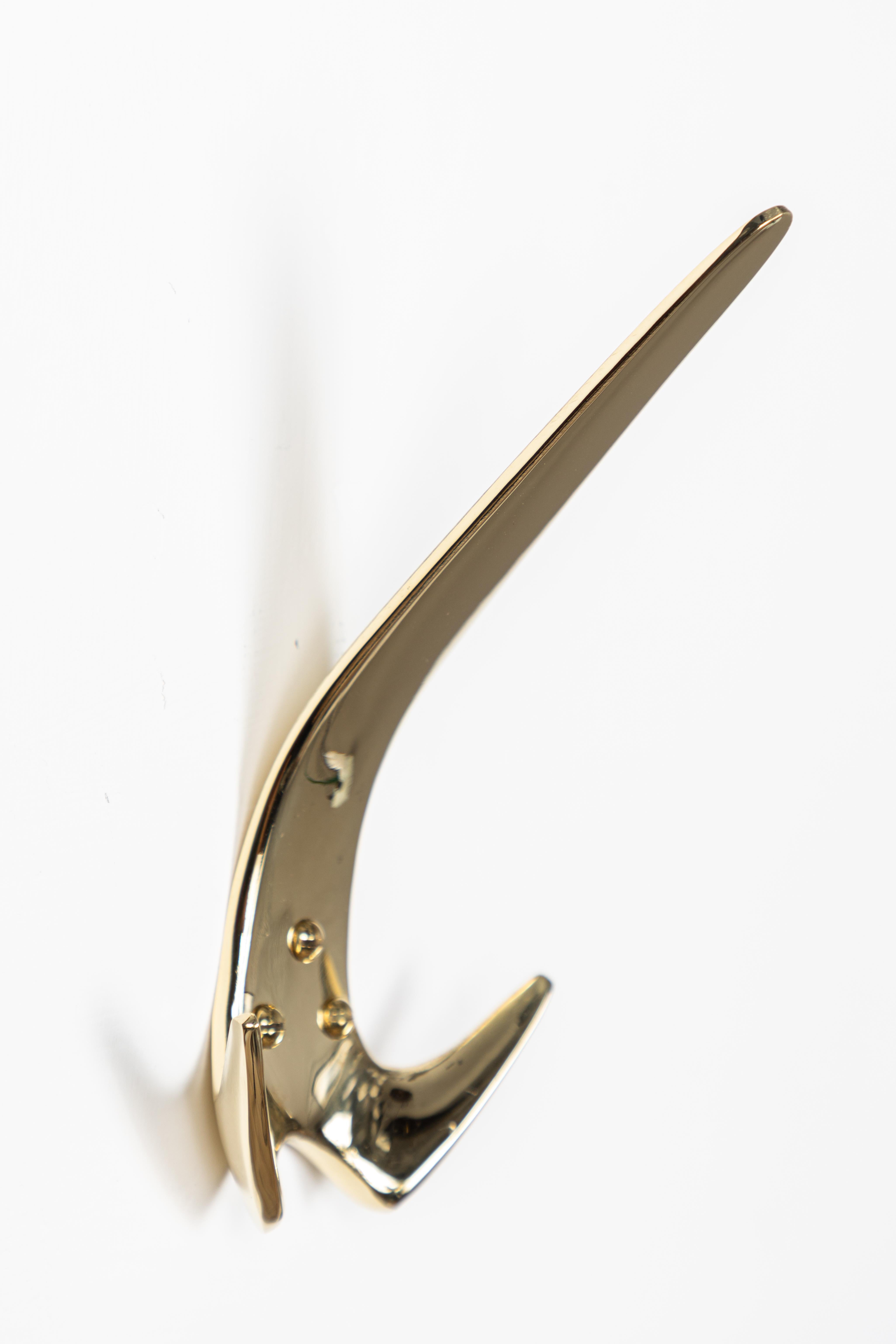 Carl Auböck Model #4056 Patinated Brass Hook For Sale 12