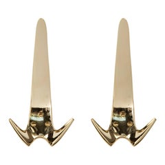 Carl Auböck Model #4056 Polished Brass Hook