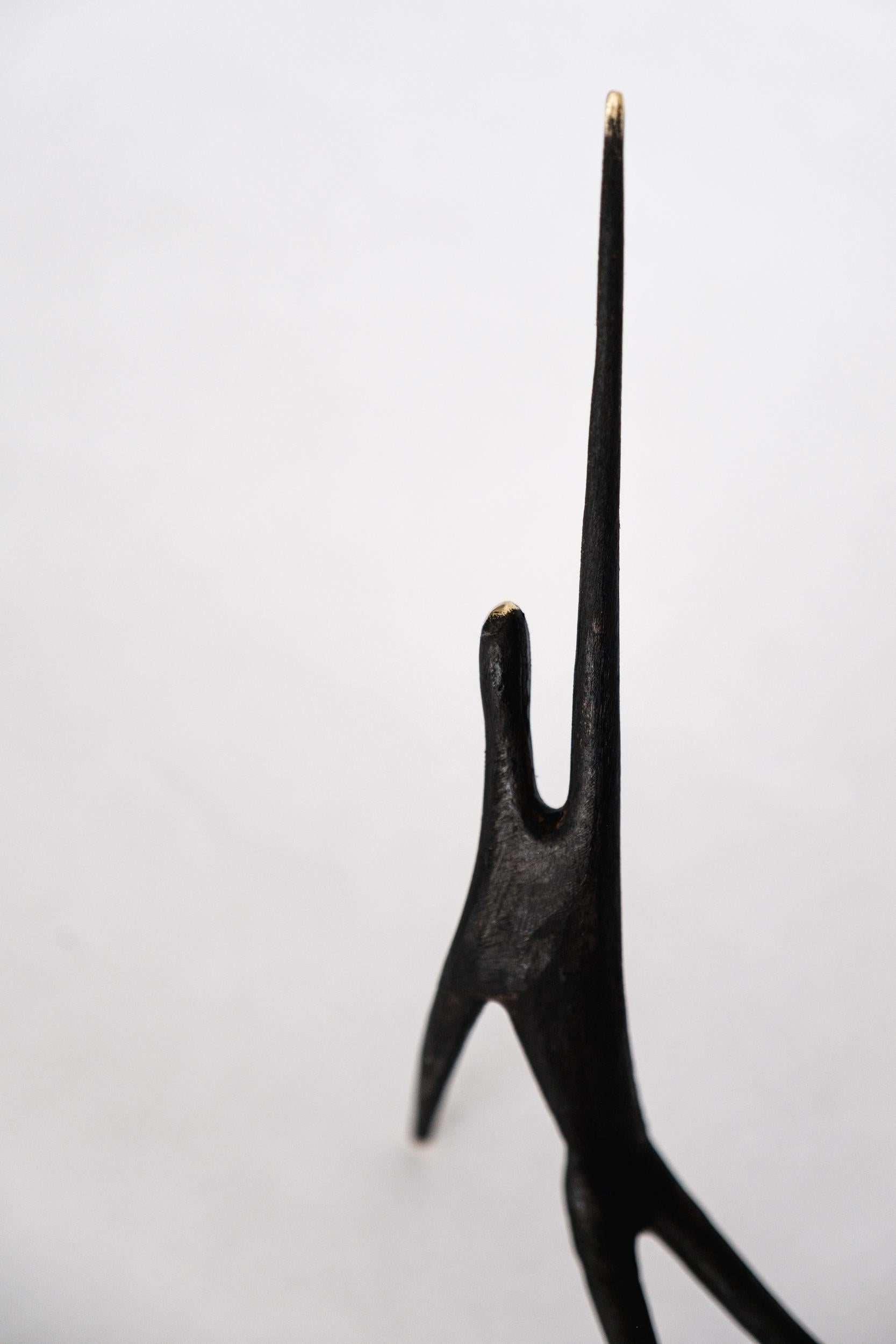 Carl Auböck Model #4057 'Athlete' Brass Sculpture For Sale 4
