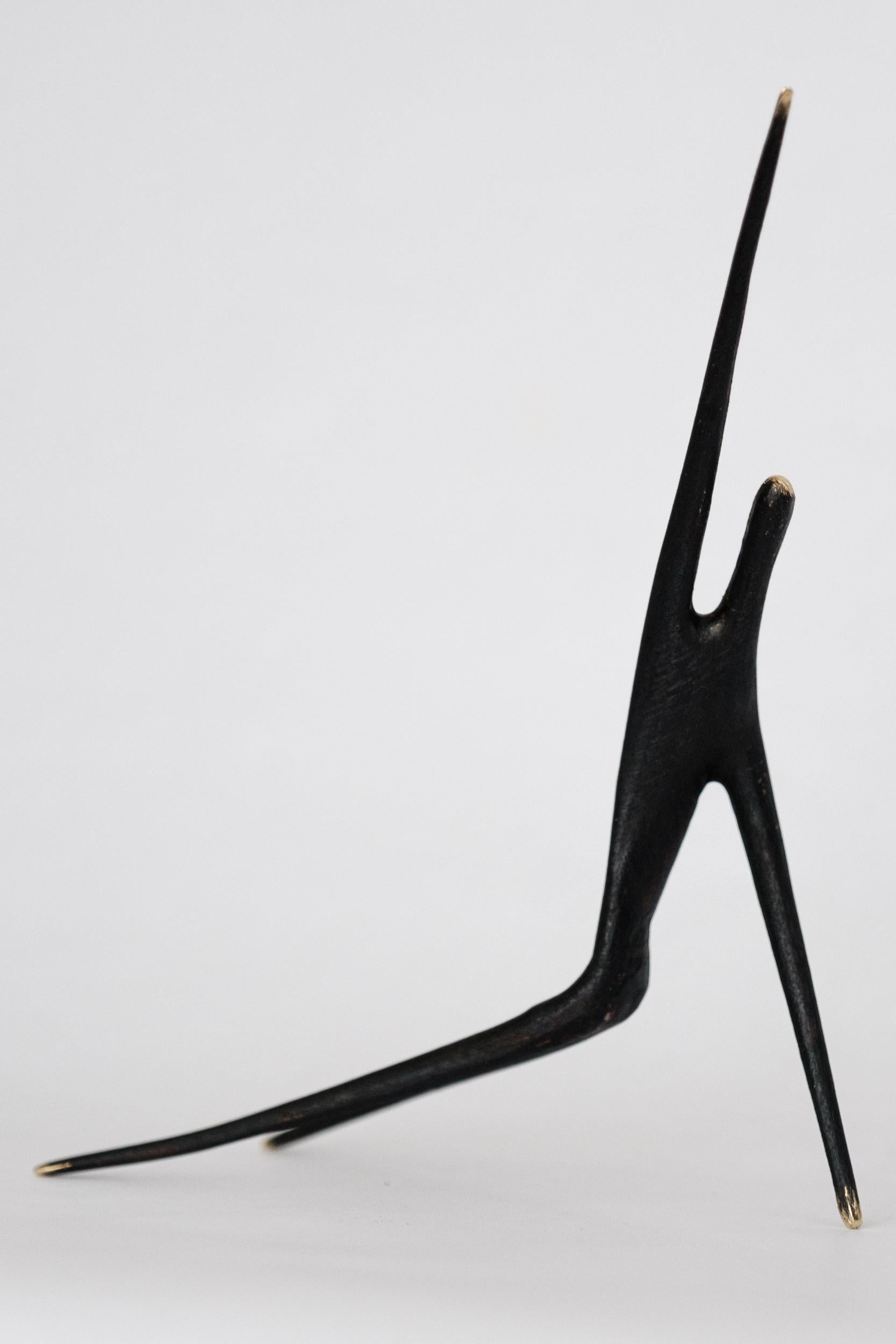 XXIe siècle et contemporain Carl Auböck Modèle #4057 'Athlete' Sculpture en laiton en vente