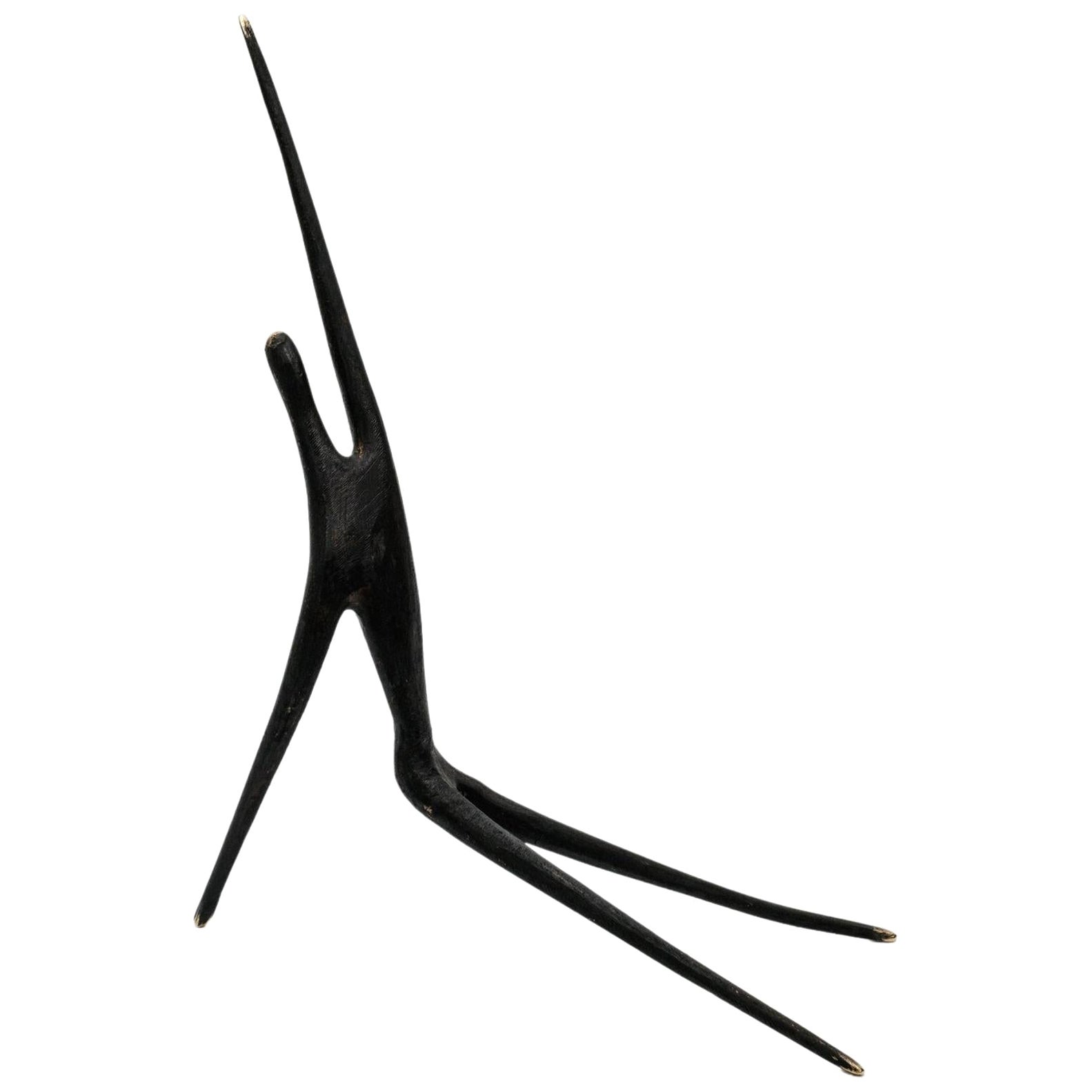 Carl Auböck Modell #4057 'Sportler' Messing-Skulptur