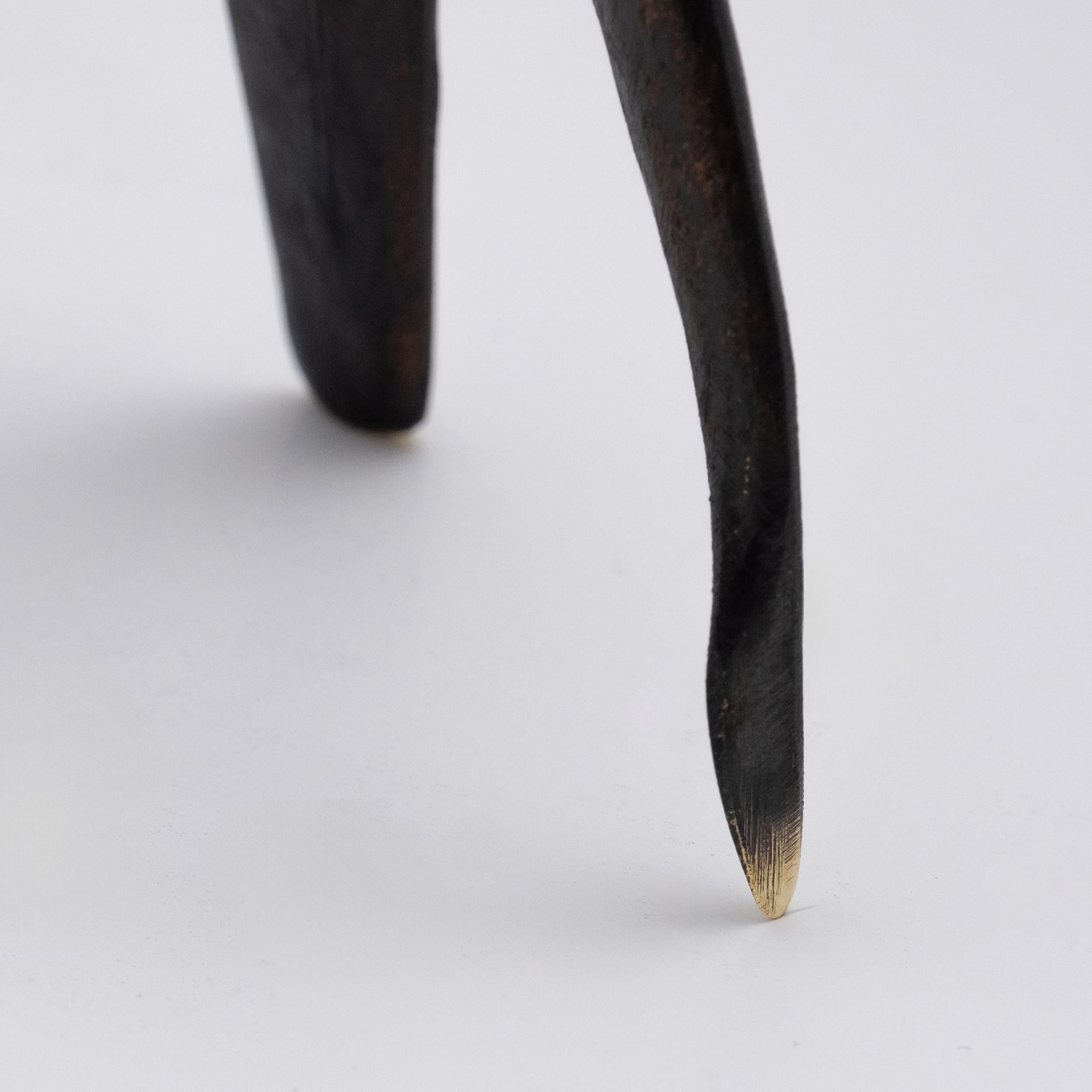 Carl Auböck Modello #4061 'Architetto' Scultura in ottone in vendita 2