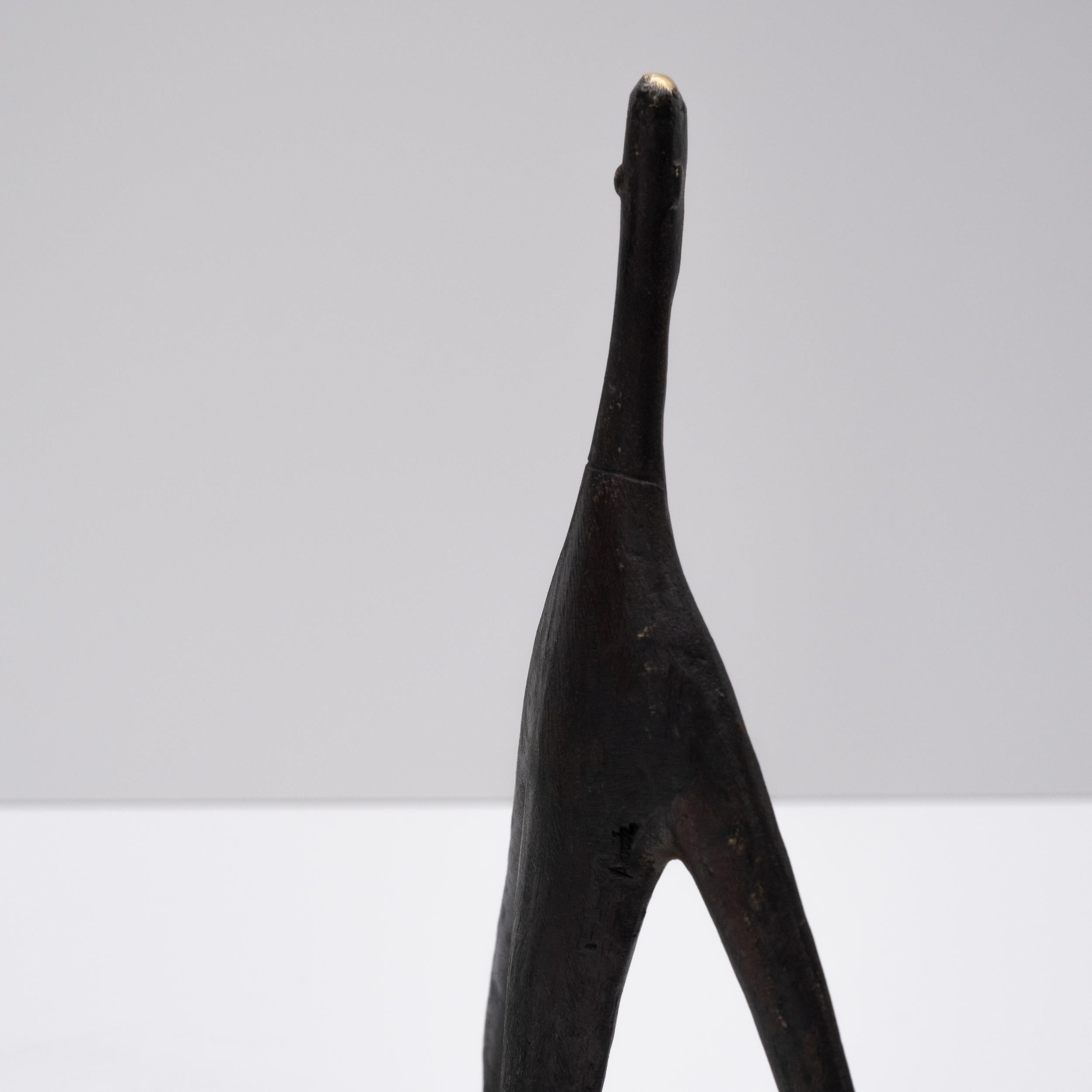 Carl Auböck Modello #4061 'Architetto' Scultura in ottone in vendita 7