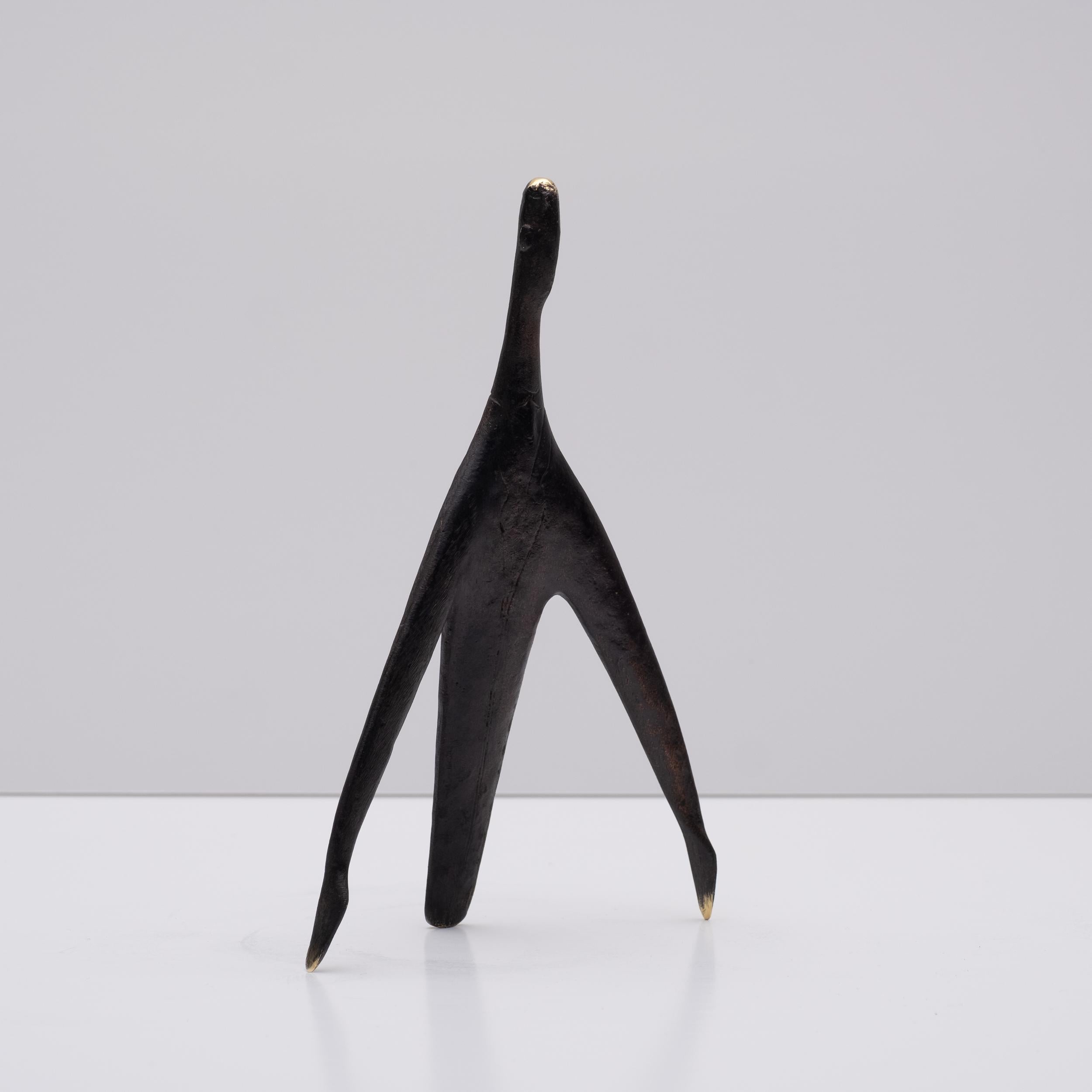 Austriaco Carl Auböck Modello #4061 'Architetto' Scultura in ottone in vendita