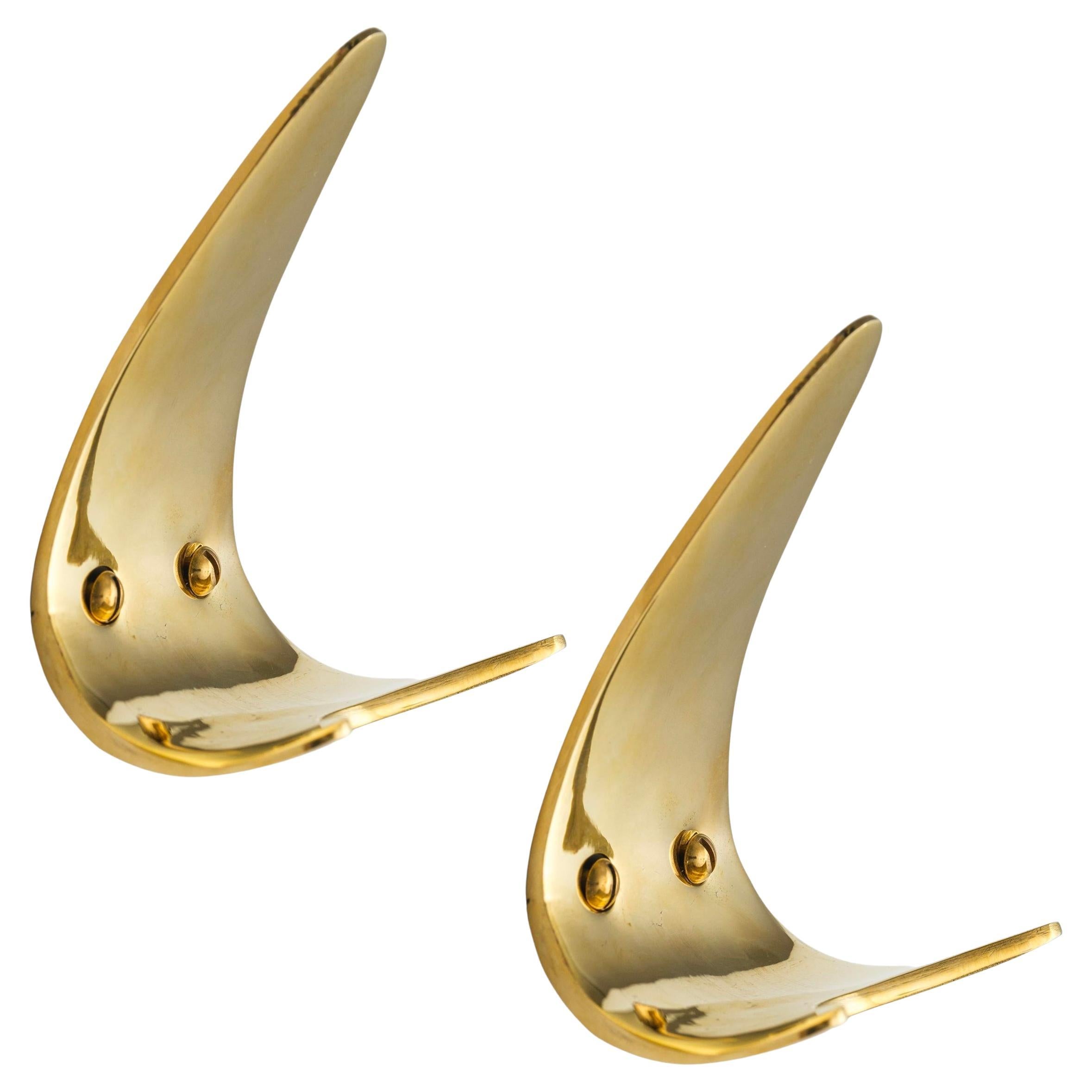 Carl Auböck Model #4086 Hook in Polished Brass