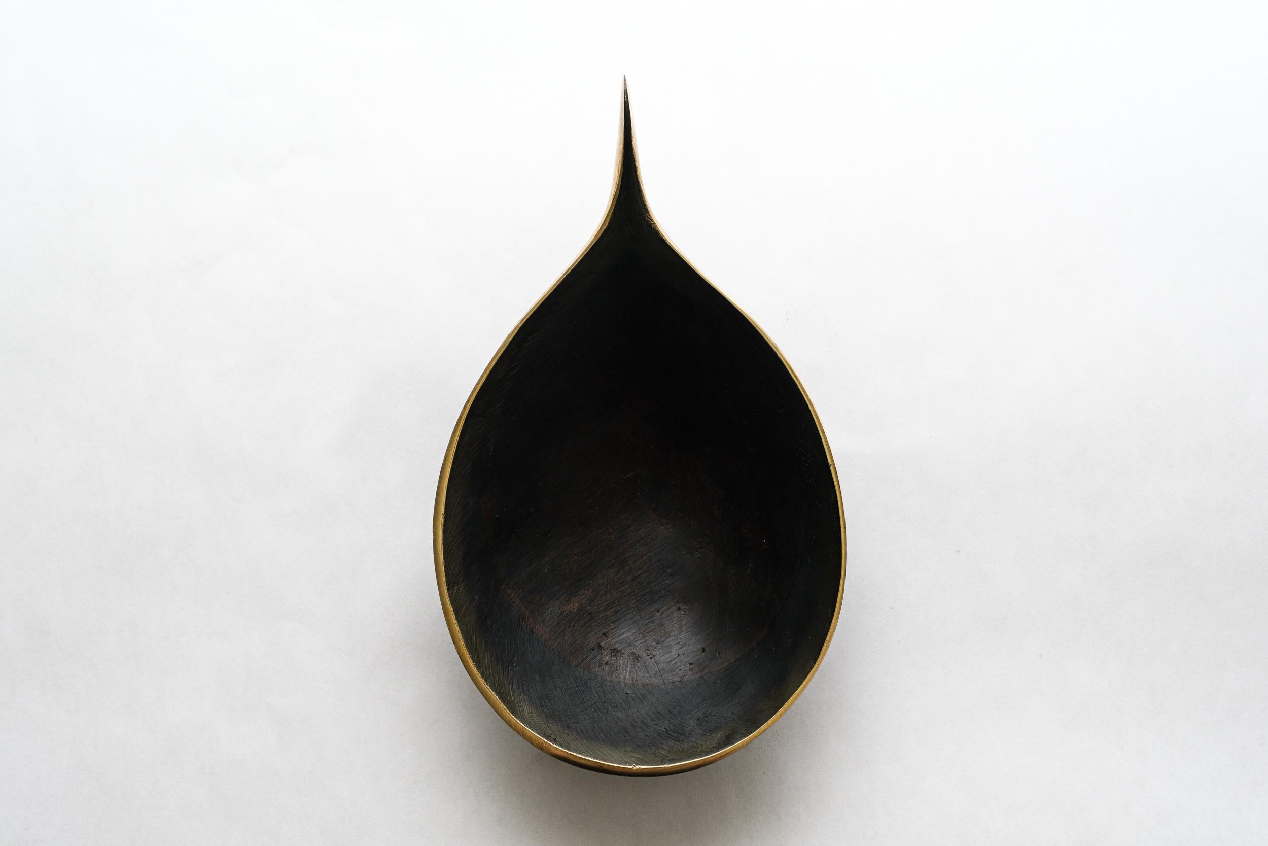 Carl Auböck Model #4208 Patinated Brass Bowl For Sale 5