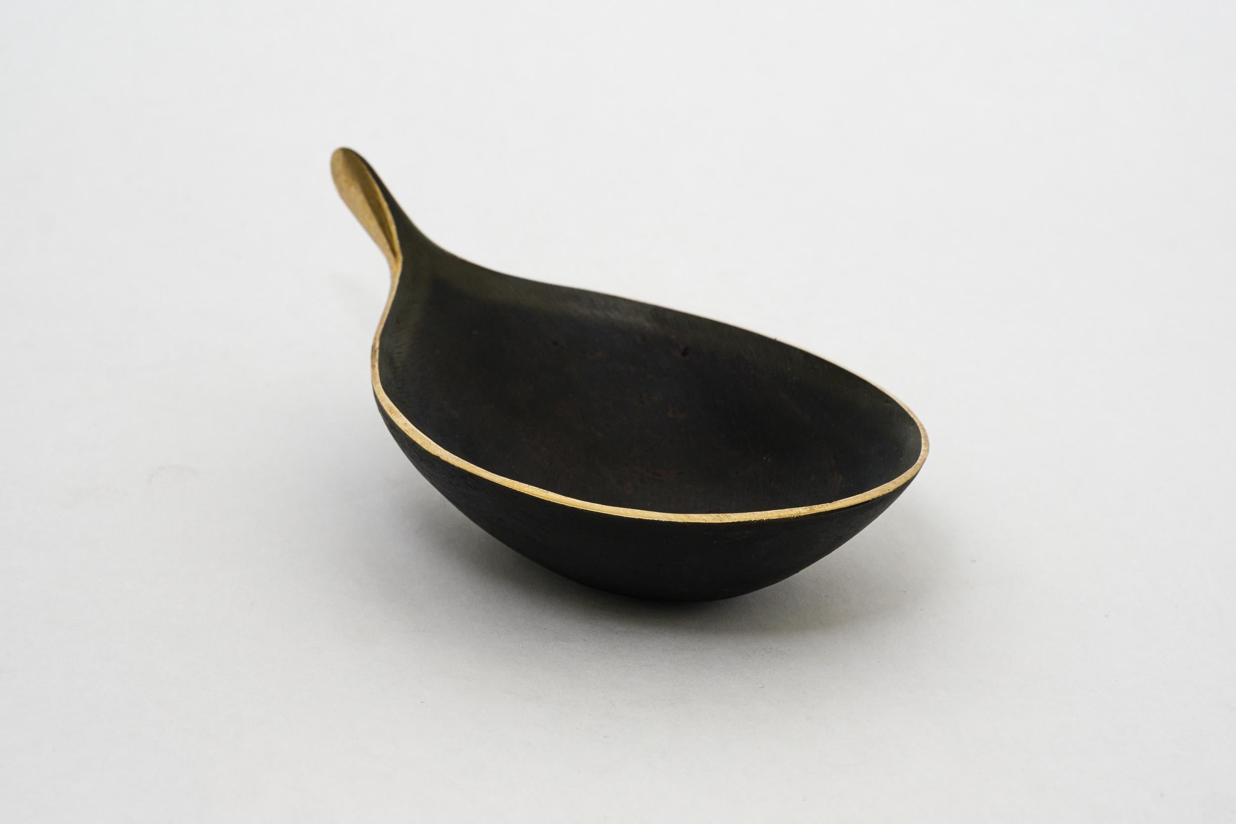 Carl Auböck Model #4208 Patinated Brass Bowl For Sale 12