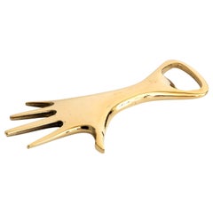 Carl Auböck Modèle #4224 Décapsuleur en laiton 'Hand