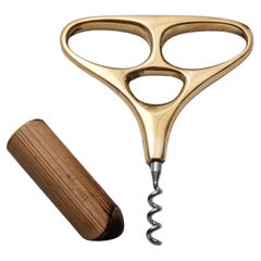Carl Auböck Modell #4230 'Totenkopf' Korkenzieher aus poliertem Messing
