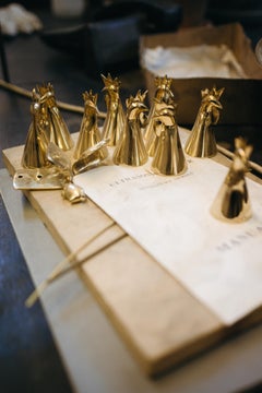 Carl Auböck Model #4272-2 'Rooster' Brass Bell