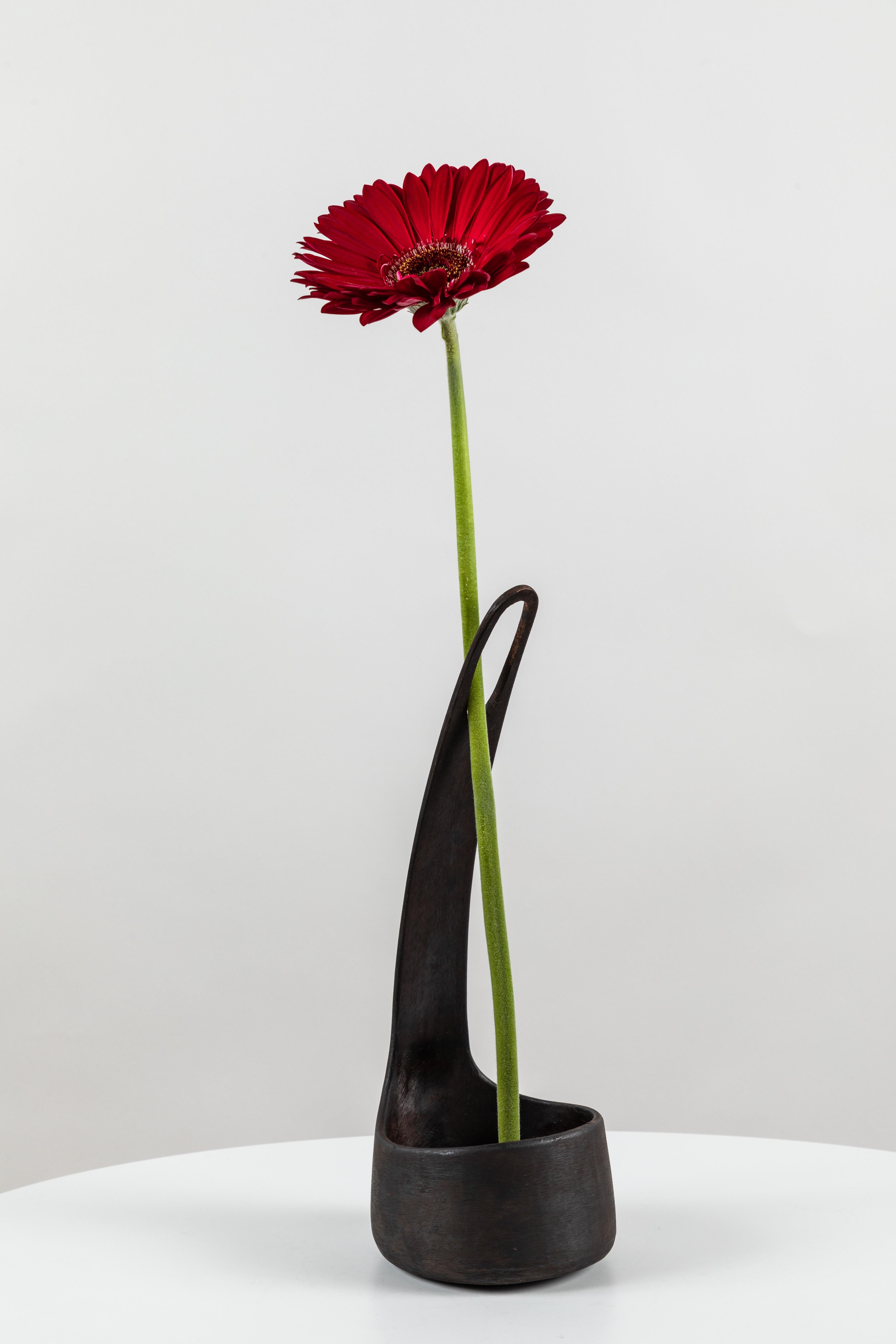 Mid-Century Modern Vase en laiton 'Single Flower' modèle 4276 de Carl Auböck en vente