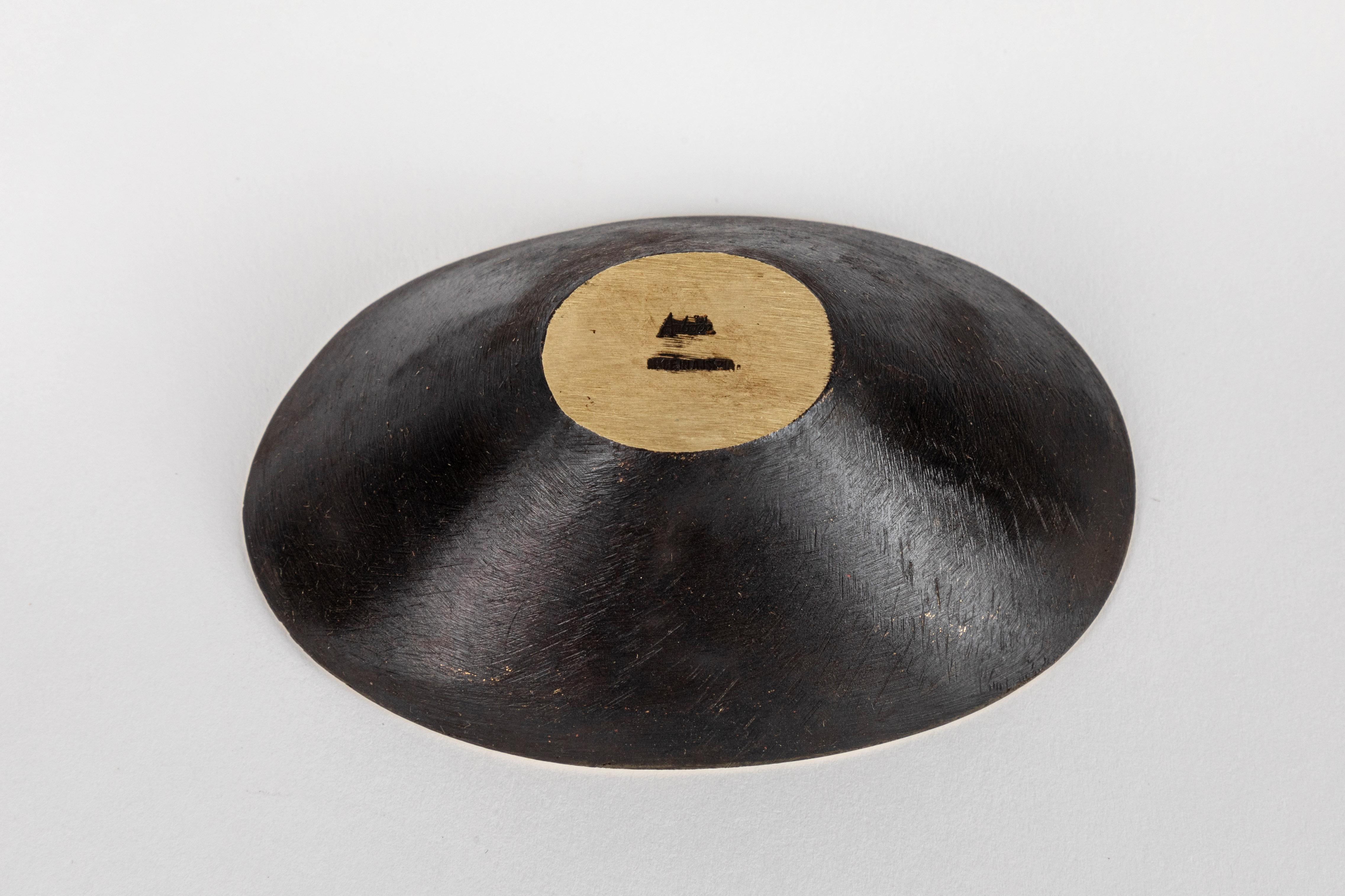 Carl Auböck Model #4280 Bowl in Patinated Brass For Sale 2