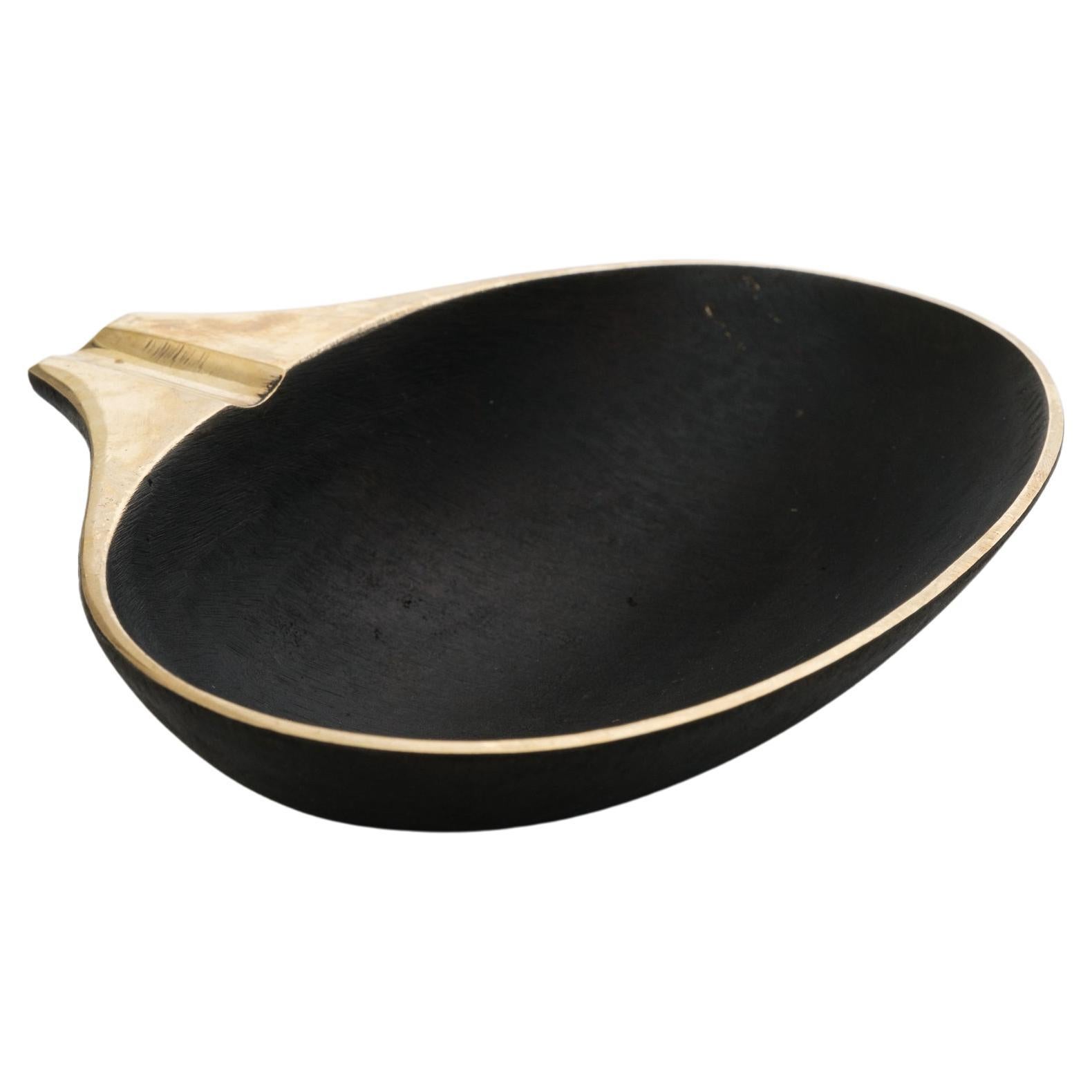 Carl Auböck Model #4308 Patinated Brass Bowl