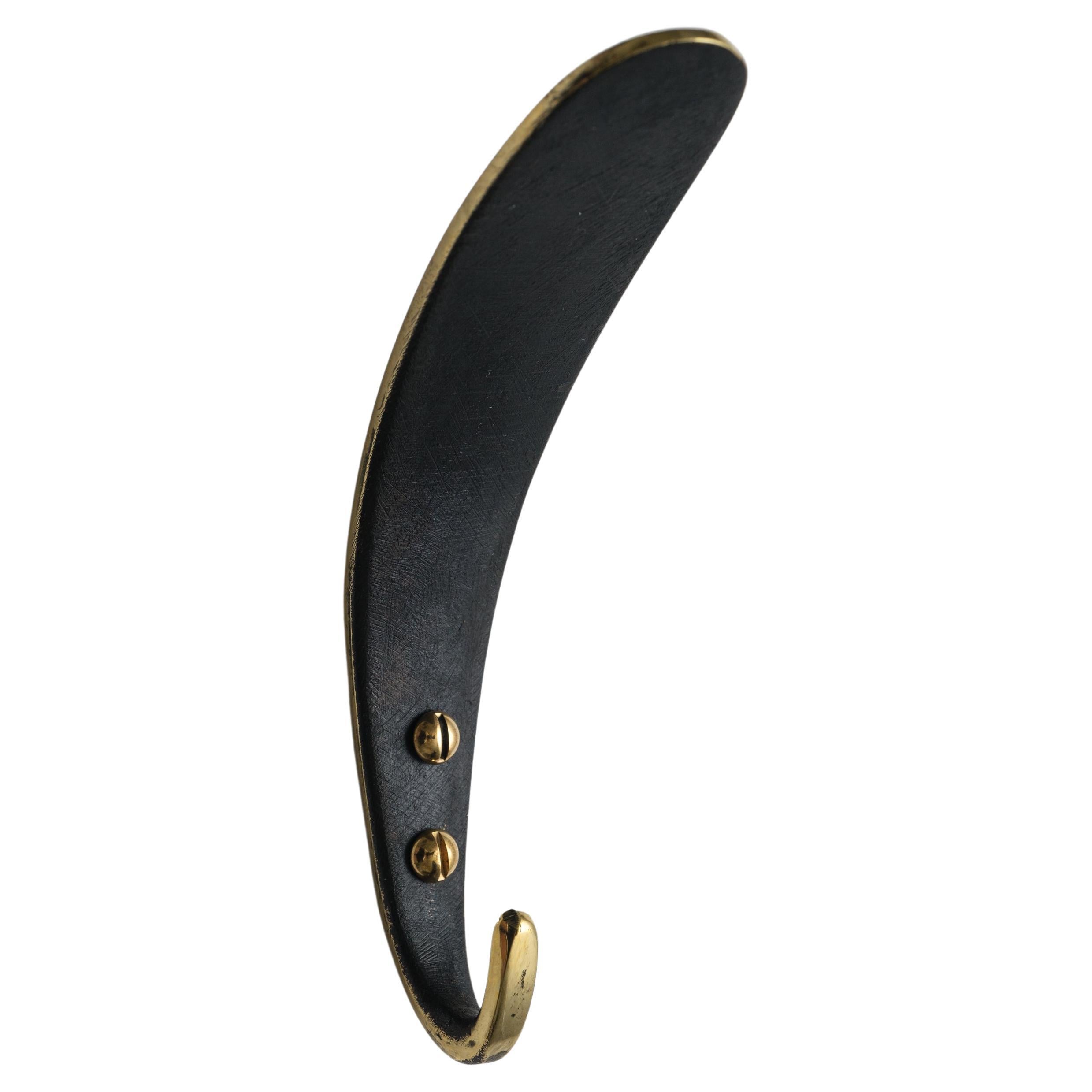 Carl Auböck Modello #4327 Gancio in ottone lucidato in vendita 7