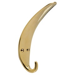 Carl Auböck Model #4329 Polished Brass Hook