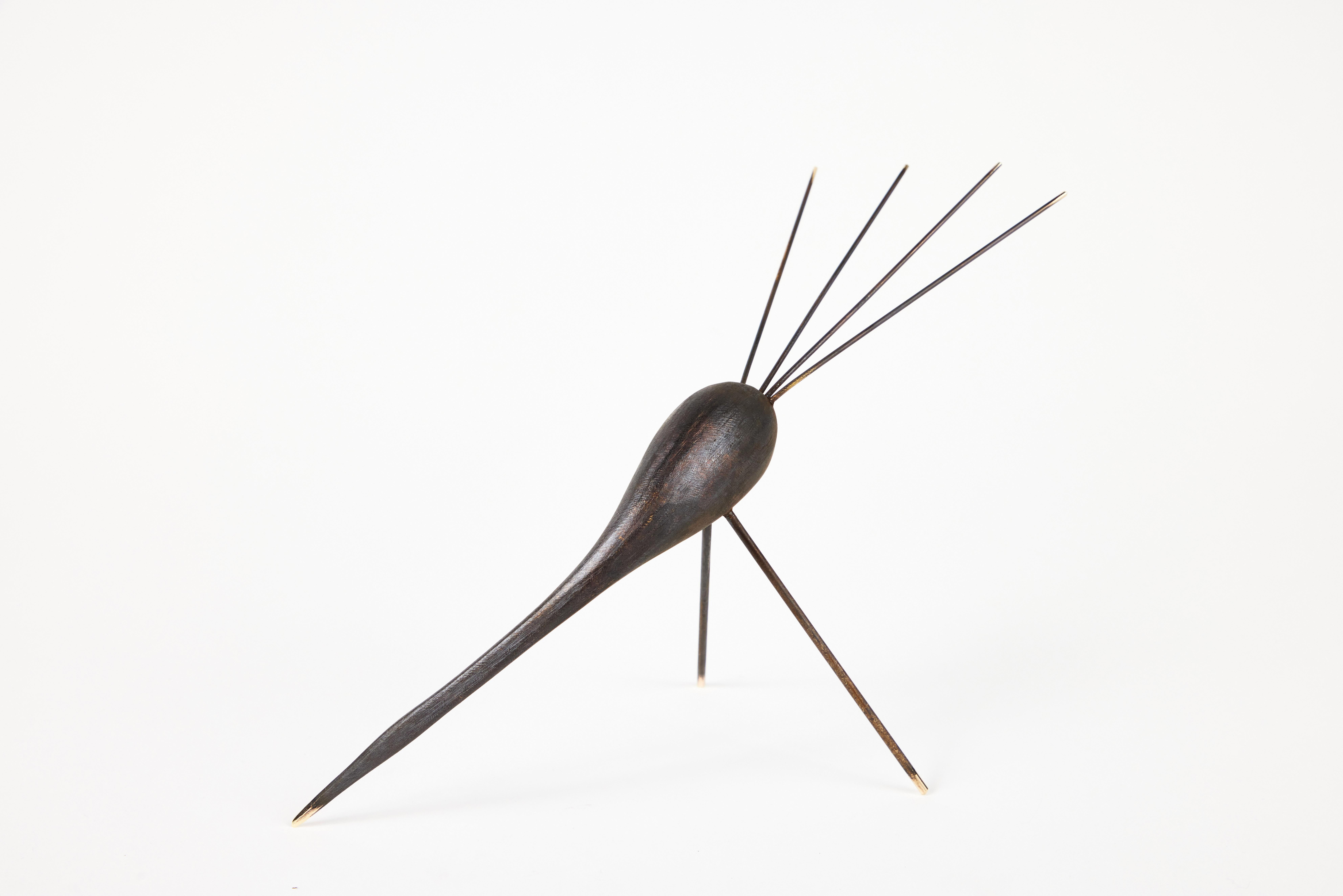 Carl Auböck Model #4366 'Bird' Brass Sculpture For Sale 12