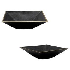 Carl Auböck Model #4482 Patinated Brass Square Dish