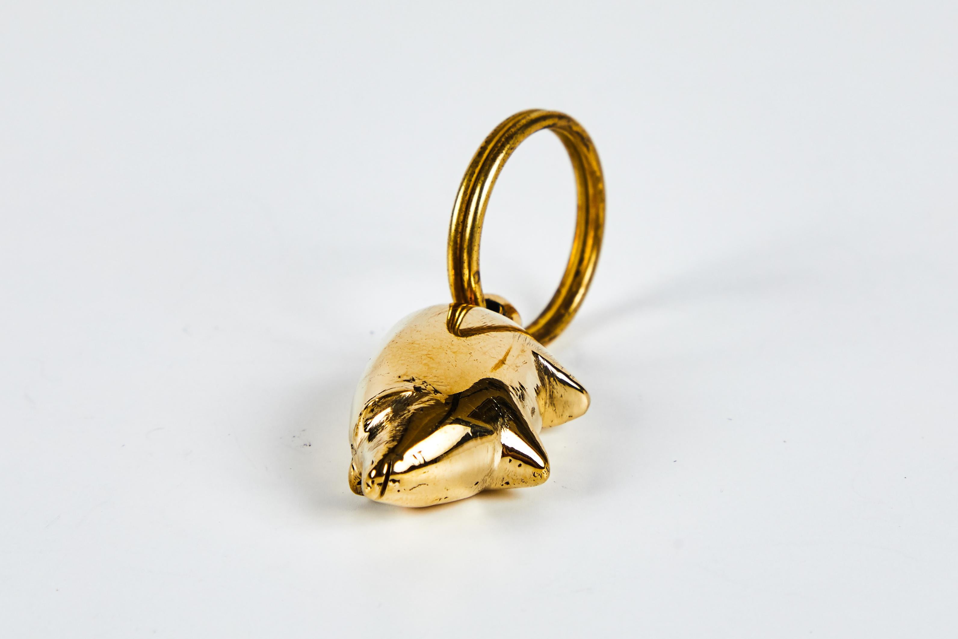 brass pig figurine