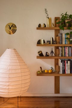 Carl Auböck Model #4629 'Stufenuhr' Brass Wall Clock