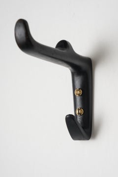 Carl Auböck Model #4965 Patinated Brass Hook