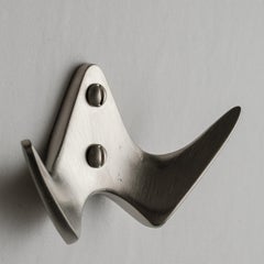 Carl Auböck Model #4995 Wall Hook in Nickel