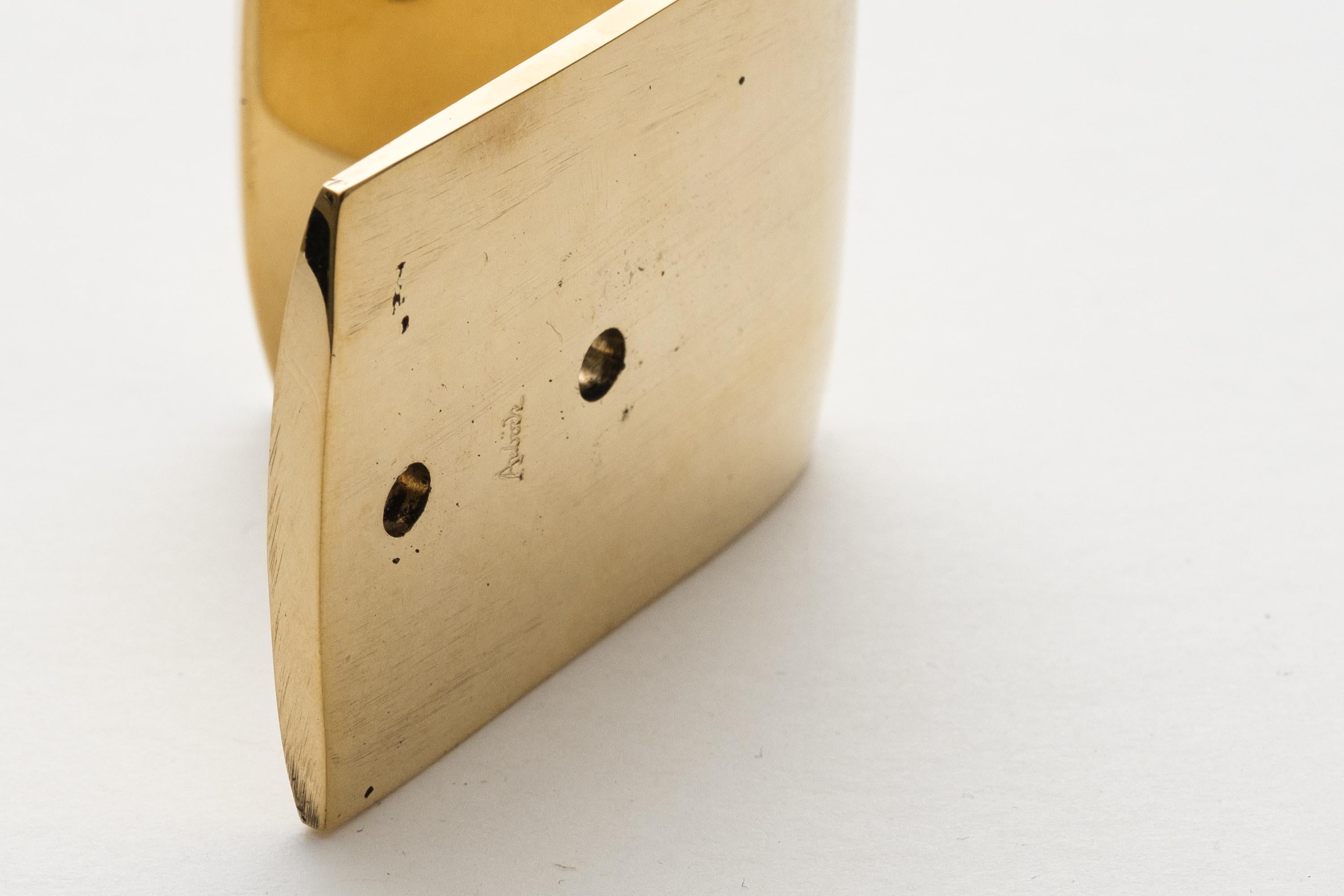 Carl Auböck Model #5262 Polished Brass Hook For Sale 8
