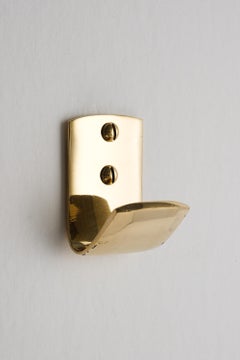 Carl Auböck Model #5262 Polished Brass Hook