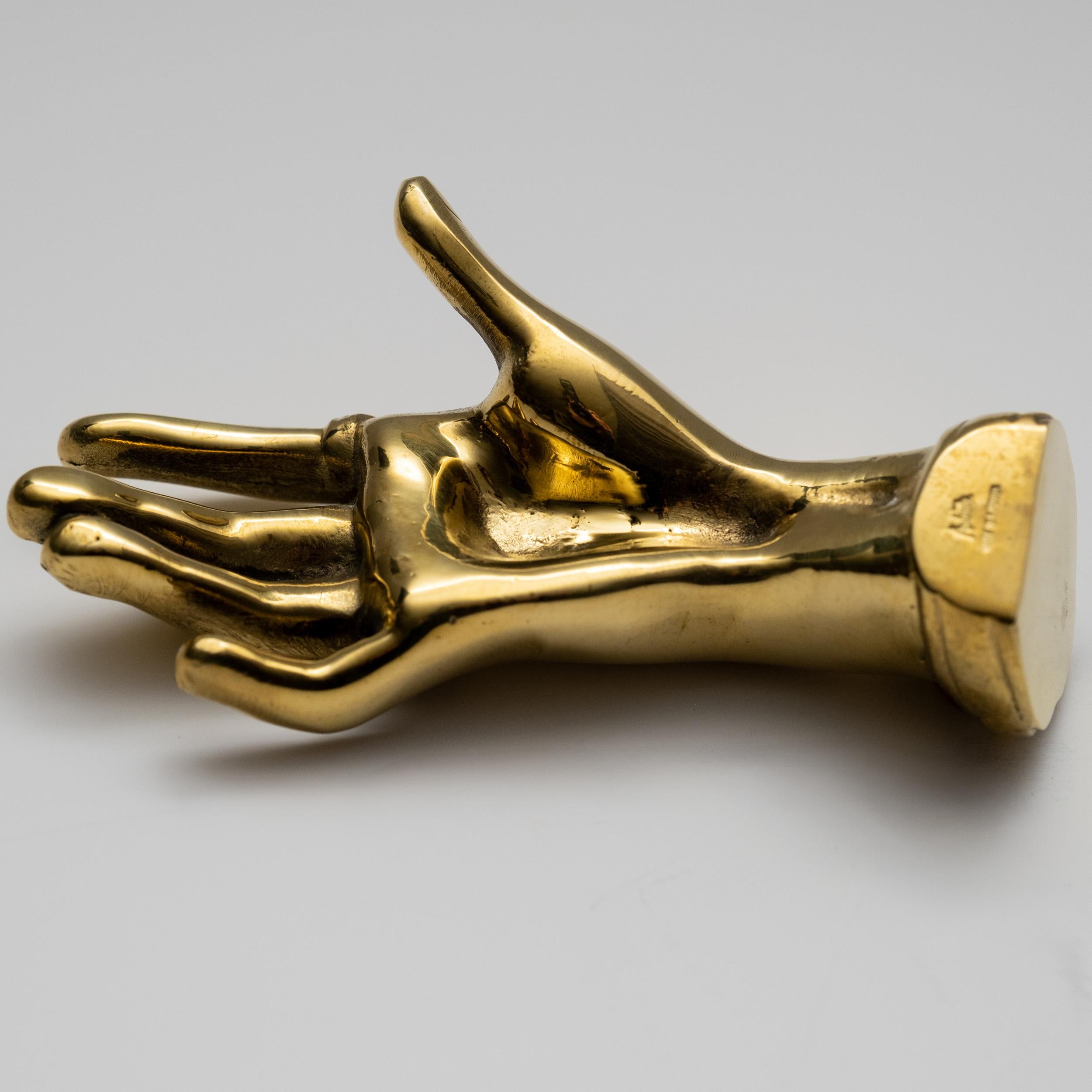 Carl Auböck Modello #5275 'Mano Zumbusch' Scultura in ottone in vendita 9