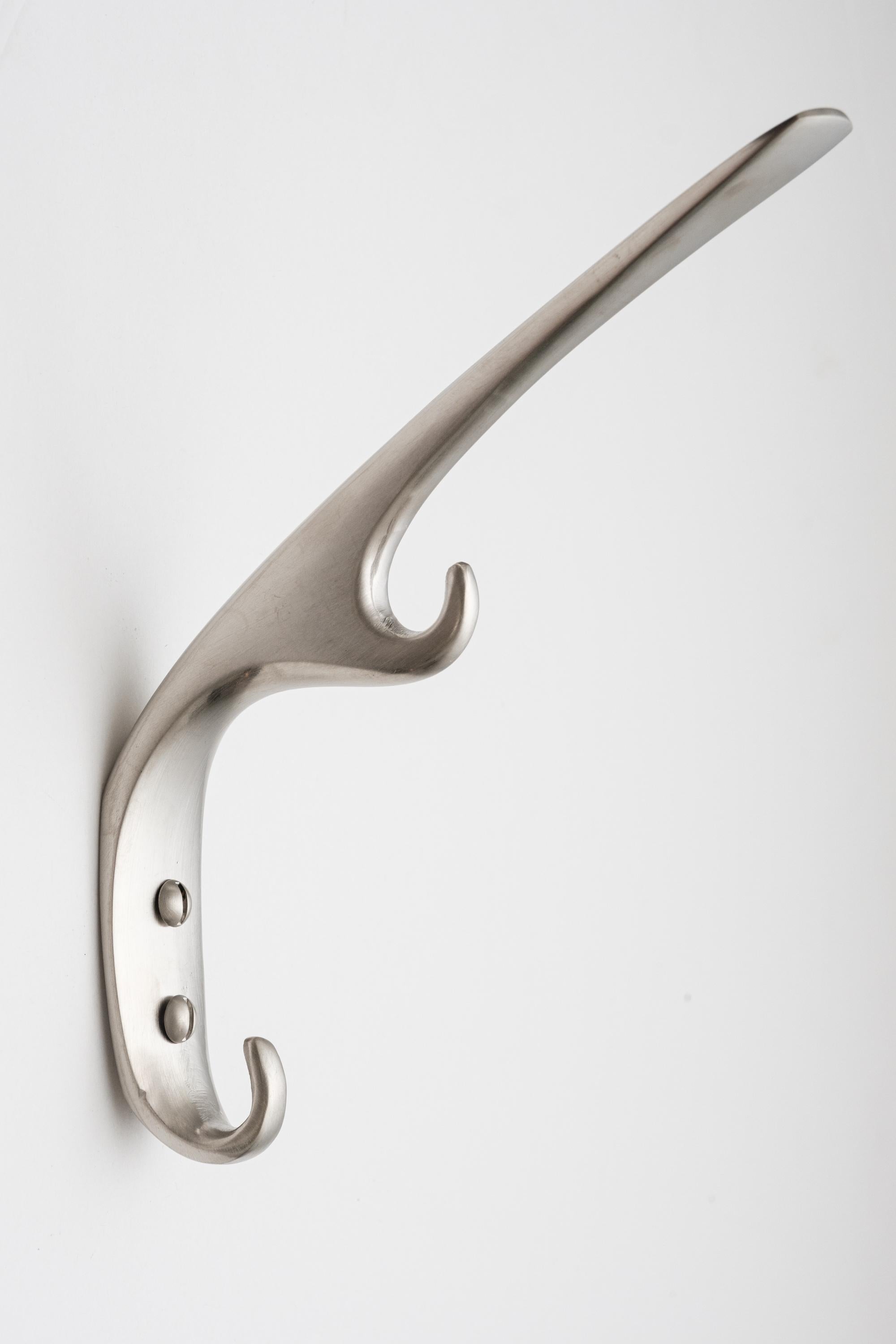 Carl Auböck Model #5439 Hook in Nickel For Sale 2