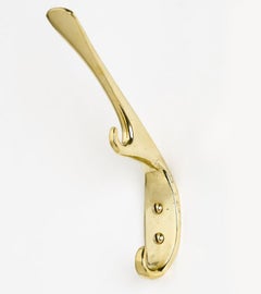 Carl Auböck Model #5439 Large Brass Hook