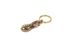 Carl Auböck Model #5617 'Peanut' Brass Figurine Keyring